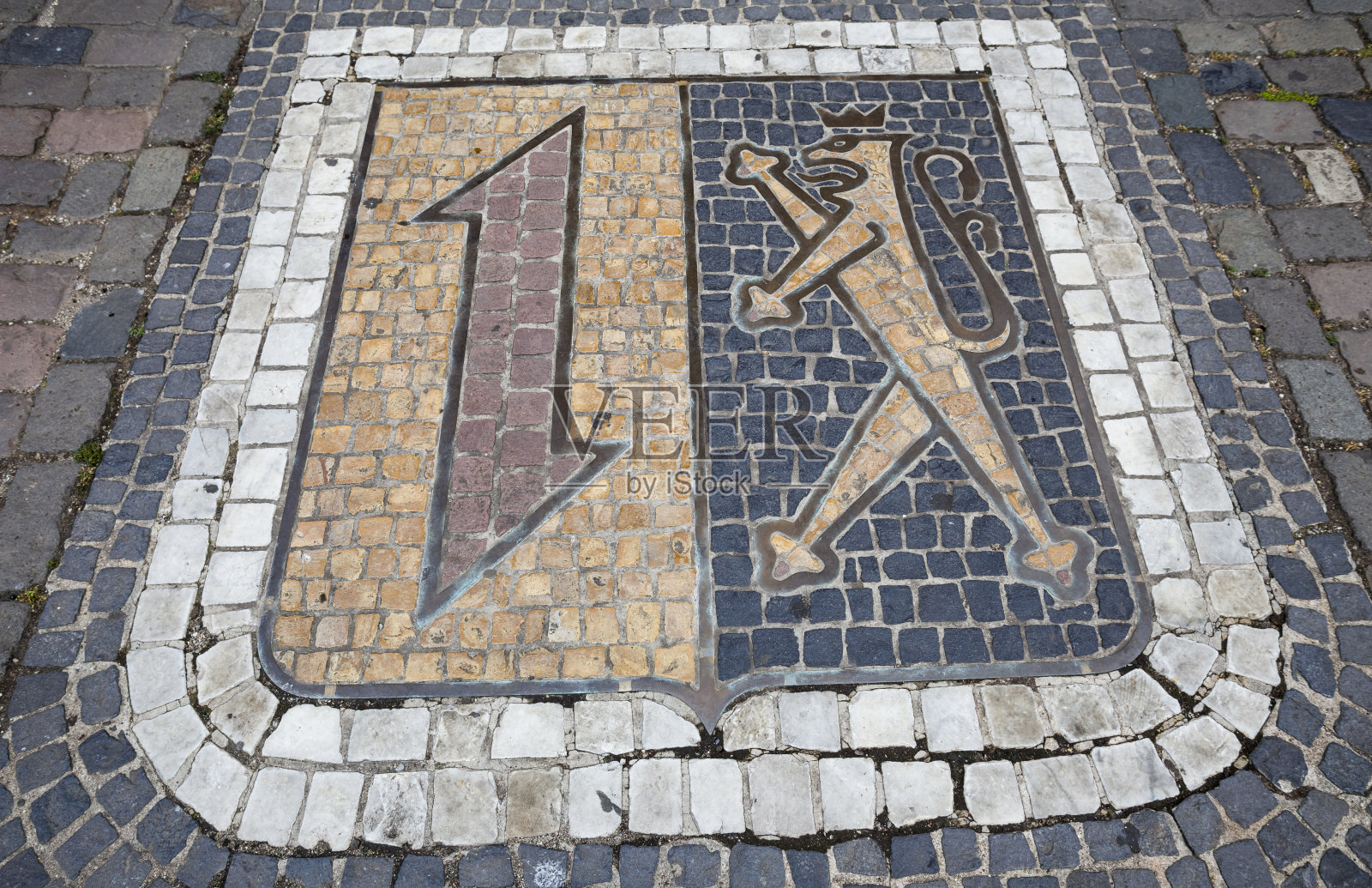 德国曼海姆的国旗照片摄影图片