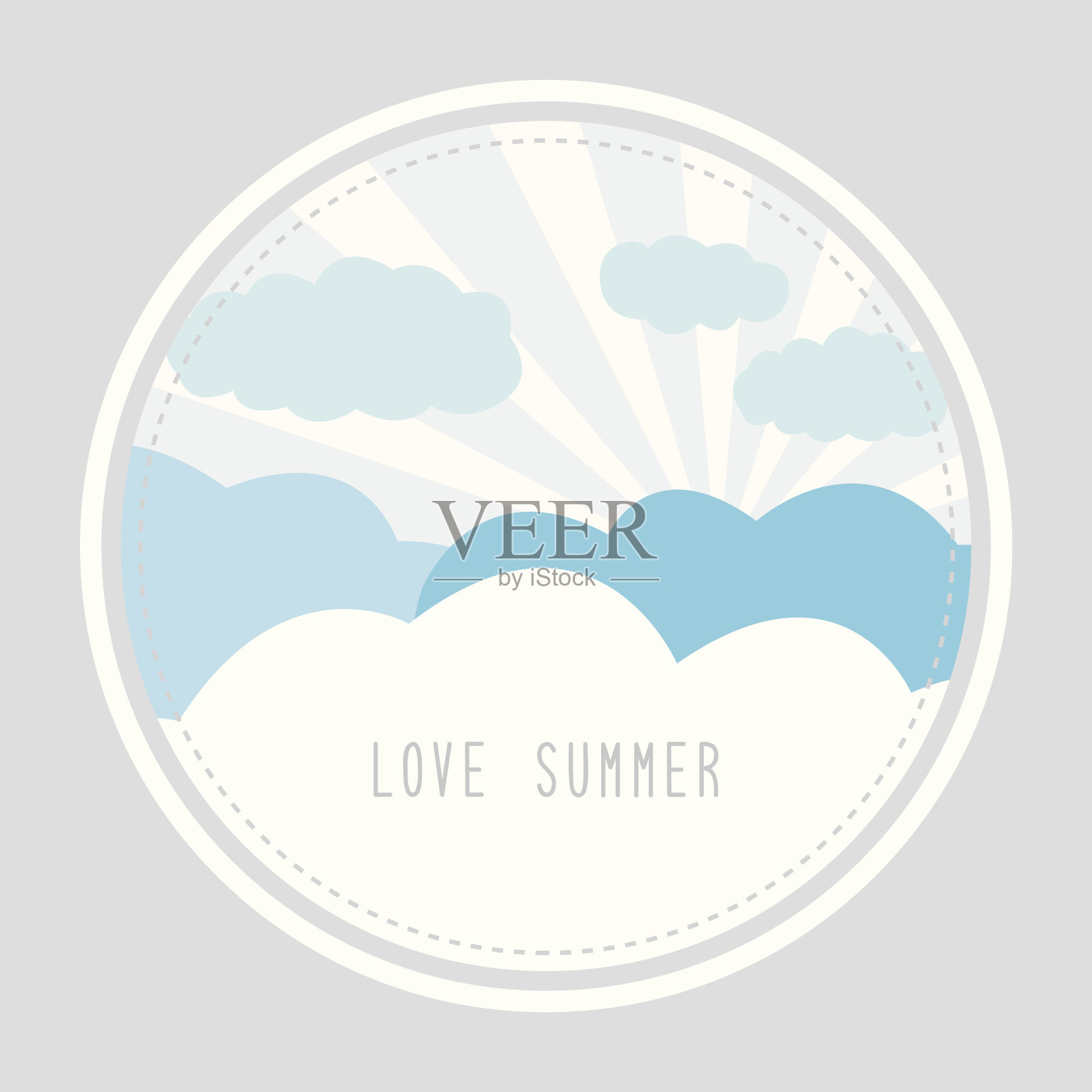 爱summer1插画图片素材