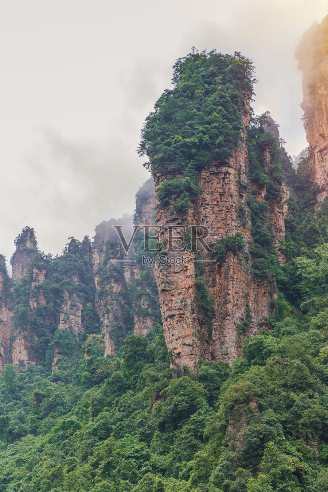 中国湖南武陵源张家界国家森林公园照片摄影图片