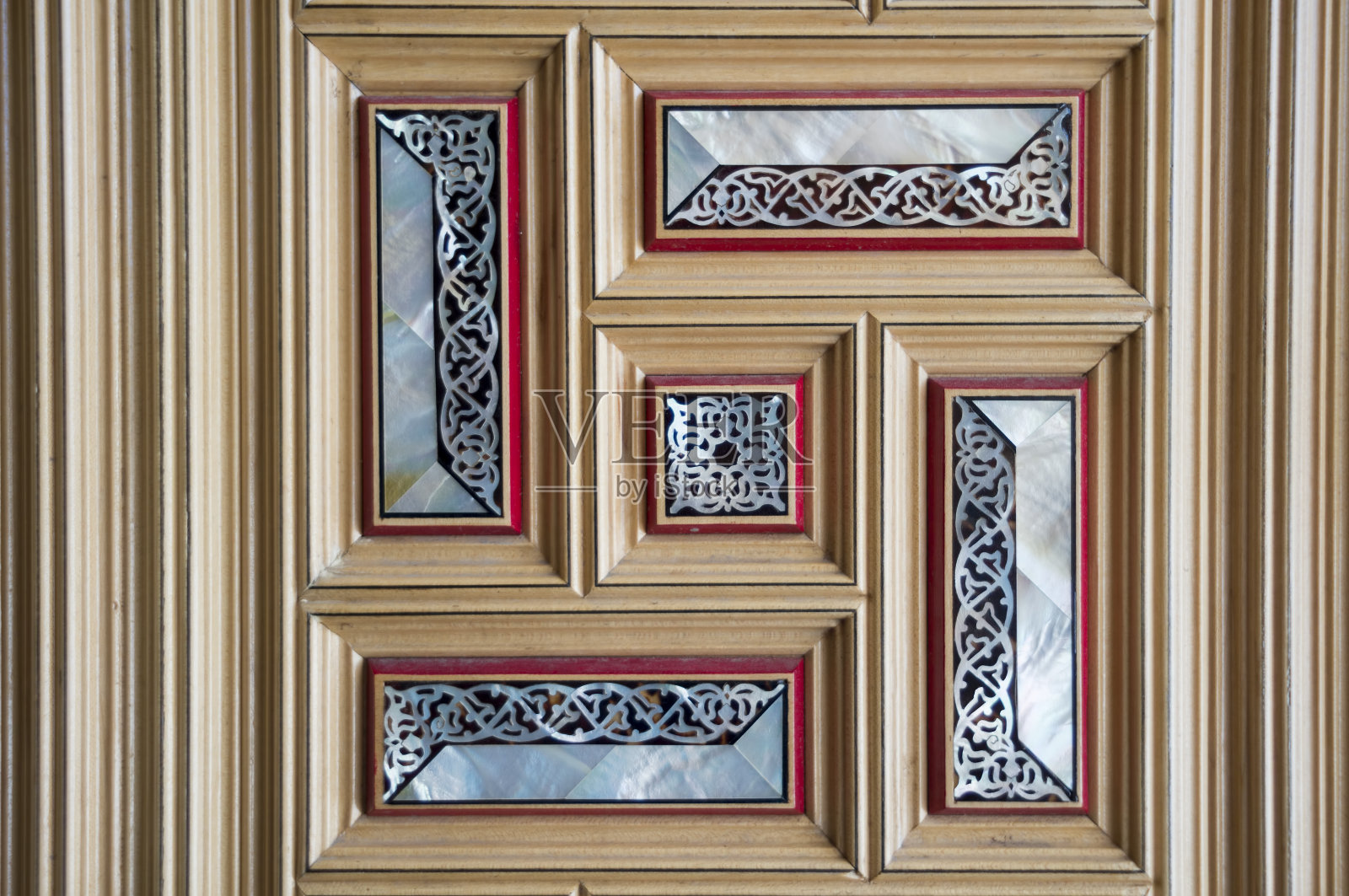 马尔马拉大学神学清真寺入口细节，伊斯坦布尔，土耳其照片摄影图片