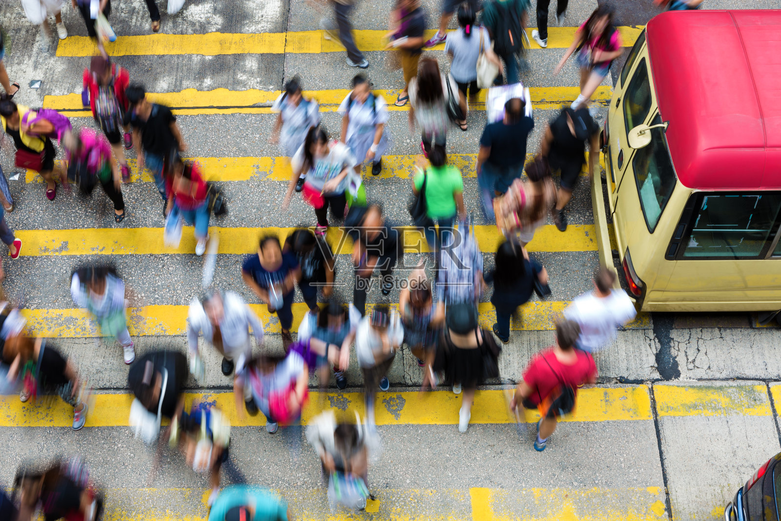 香港繁忙街照片摄影图片