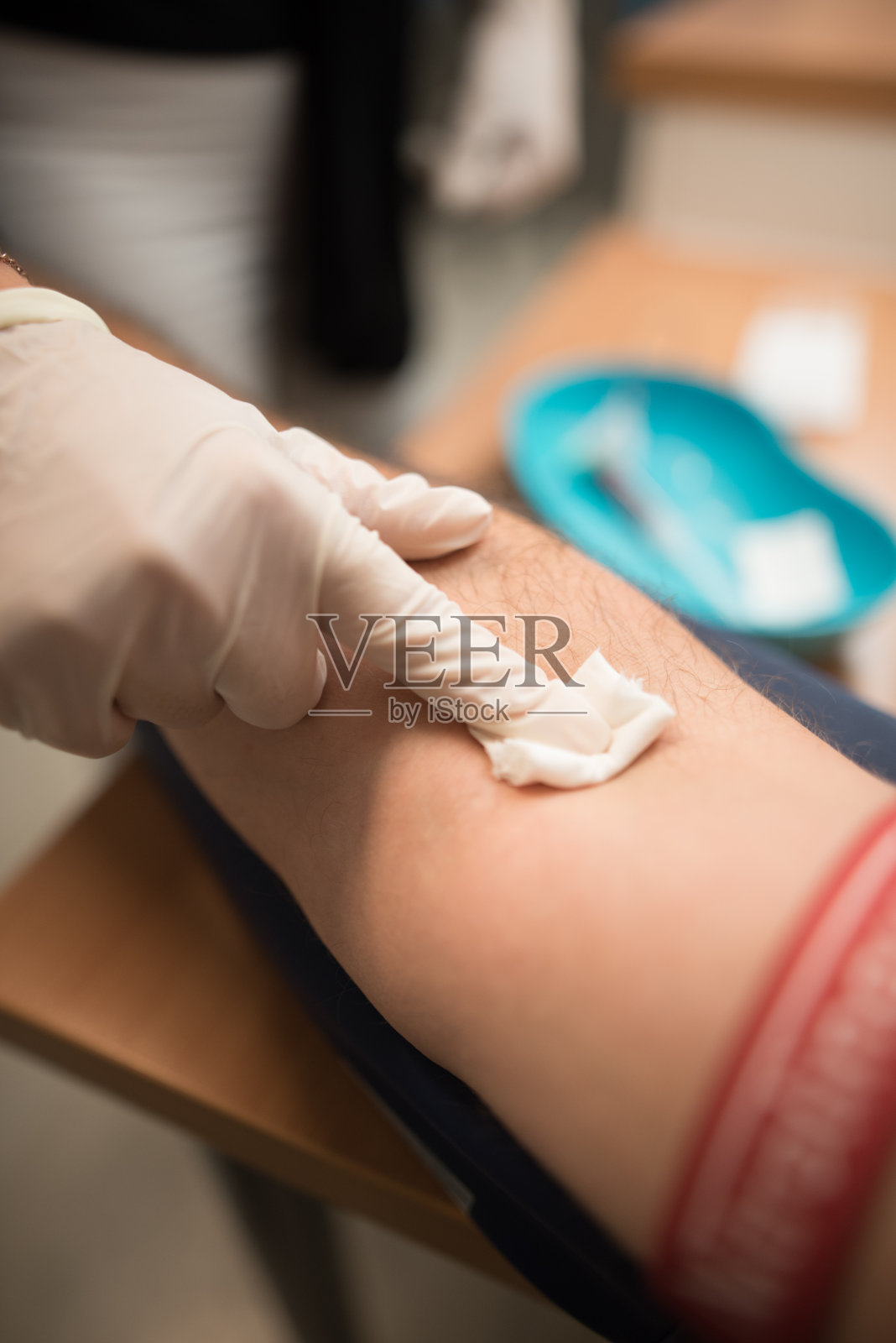 血液提取照片摄影图片