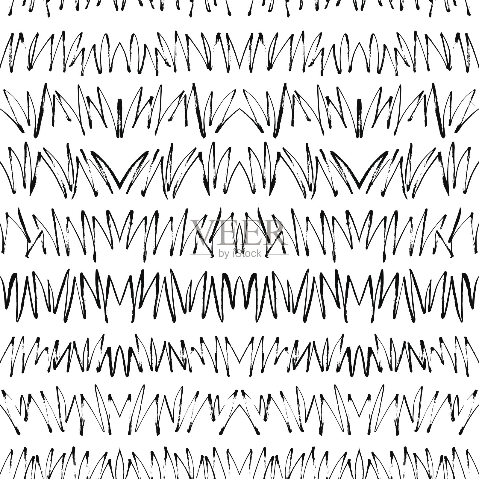 抽象的无缝模式。插画图片素材