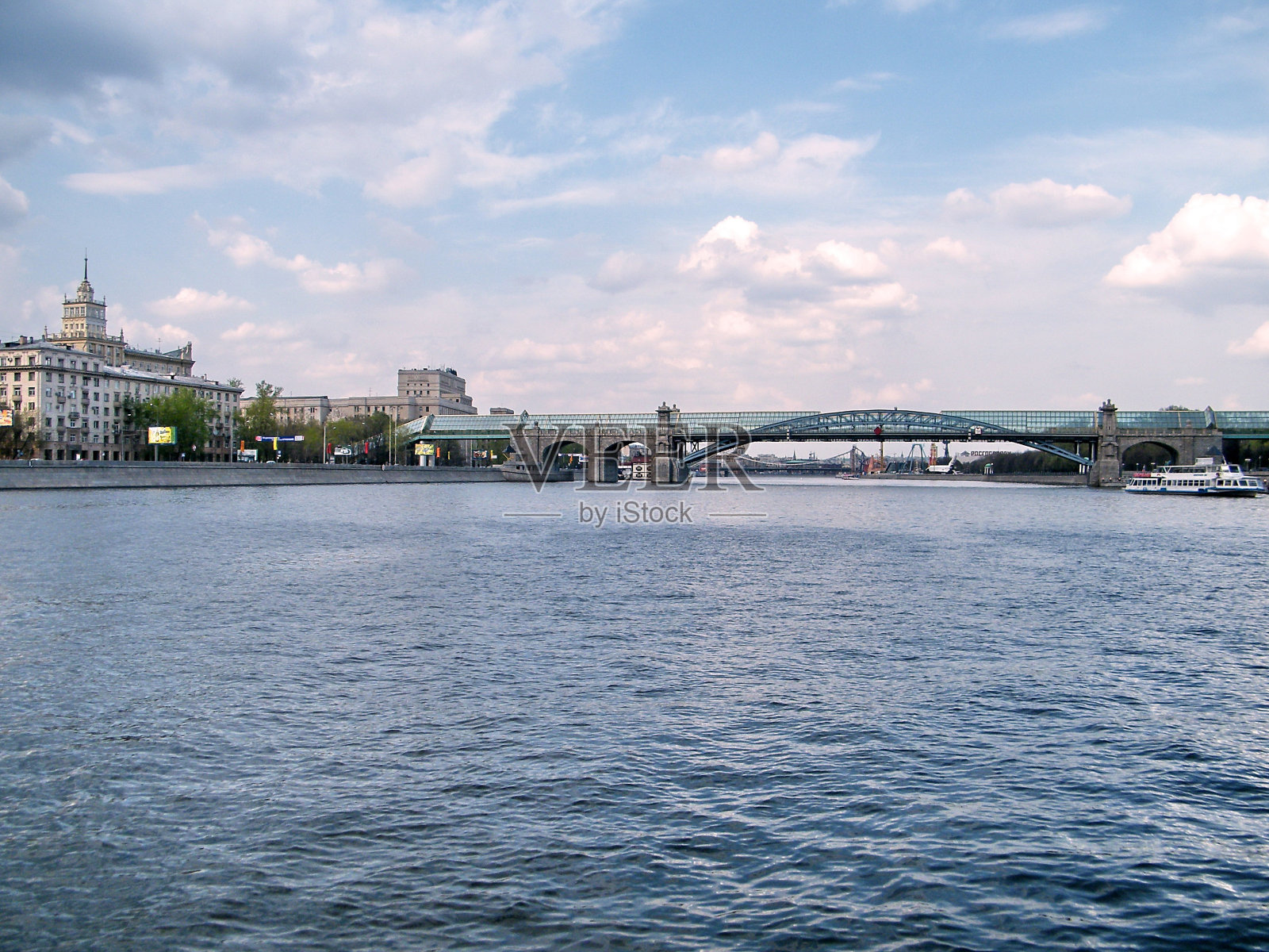 2011年莫斯科安德烈耶夫斯基大桥照片摄影图片