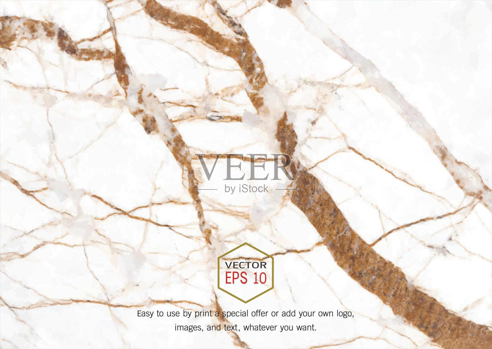 抽象的白色大理石纹理，矢量图案背景插画图片素材