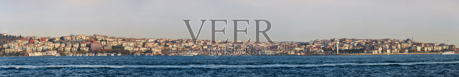 于斯屈达尔海岸伊斯坦布尔。伊斯坦布尔亚洲海岸照片摄影图片