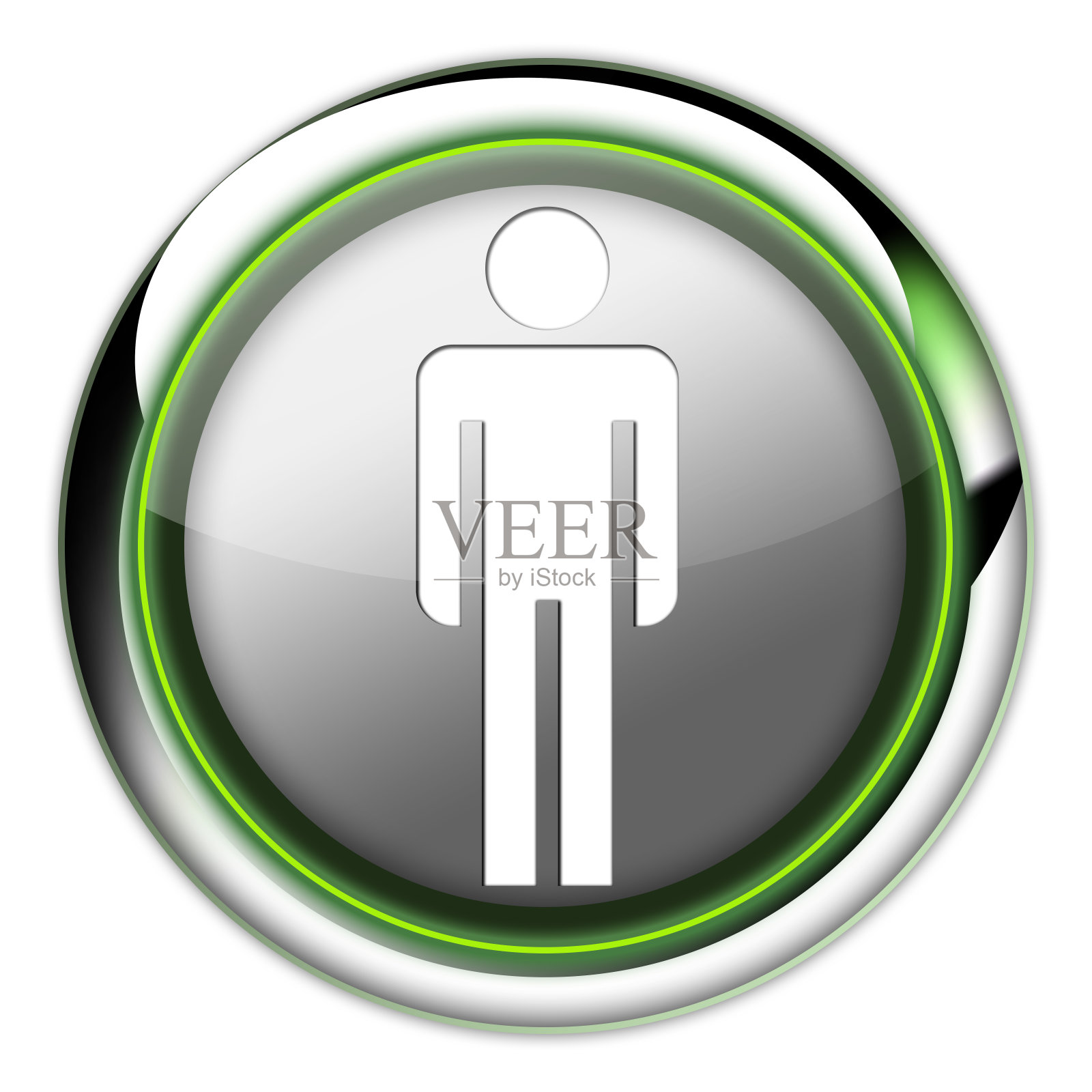 图标，按钮，象形图男子厕所设计元素图片