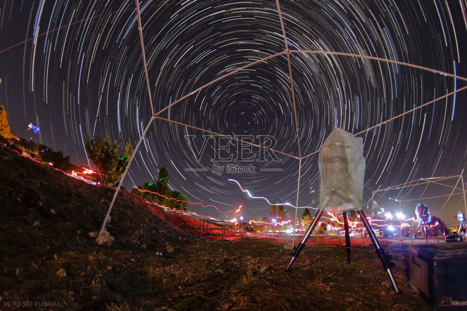 Startrails在starfest照片摄影图片