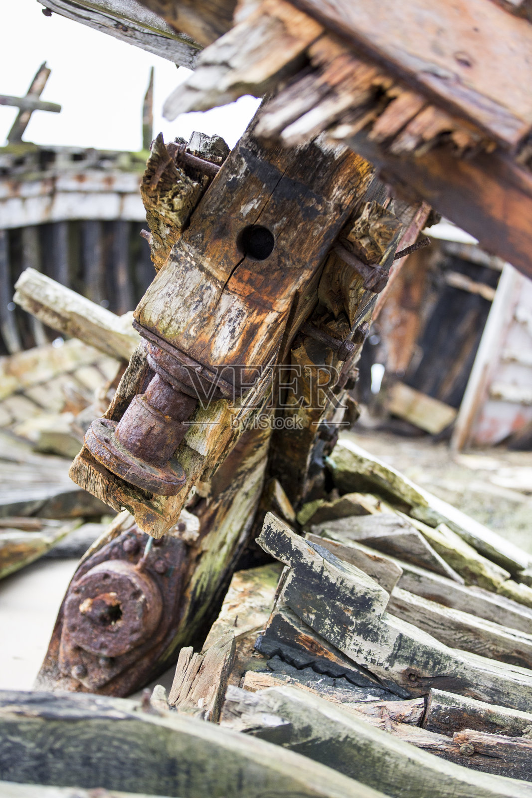 Werck木材船照片摄影图片