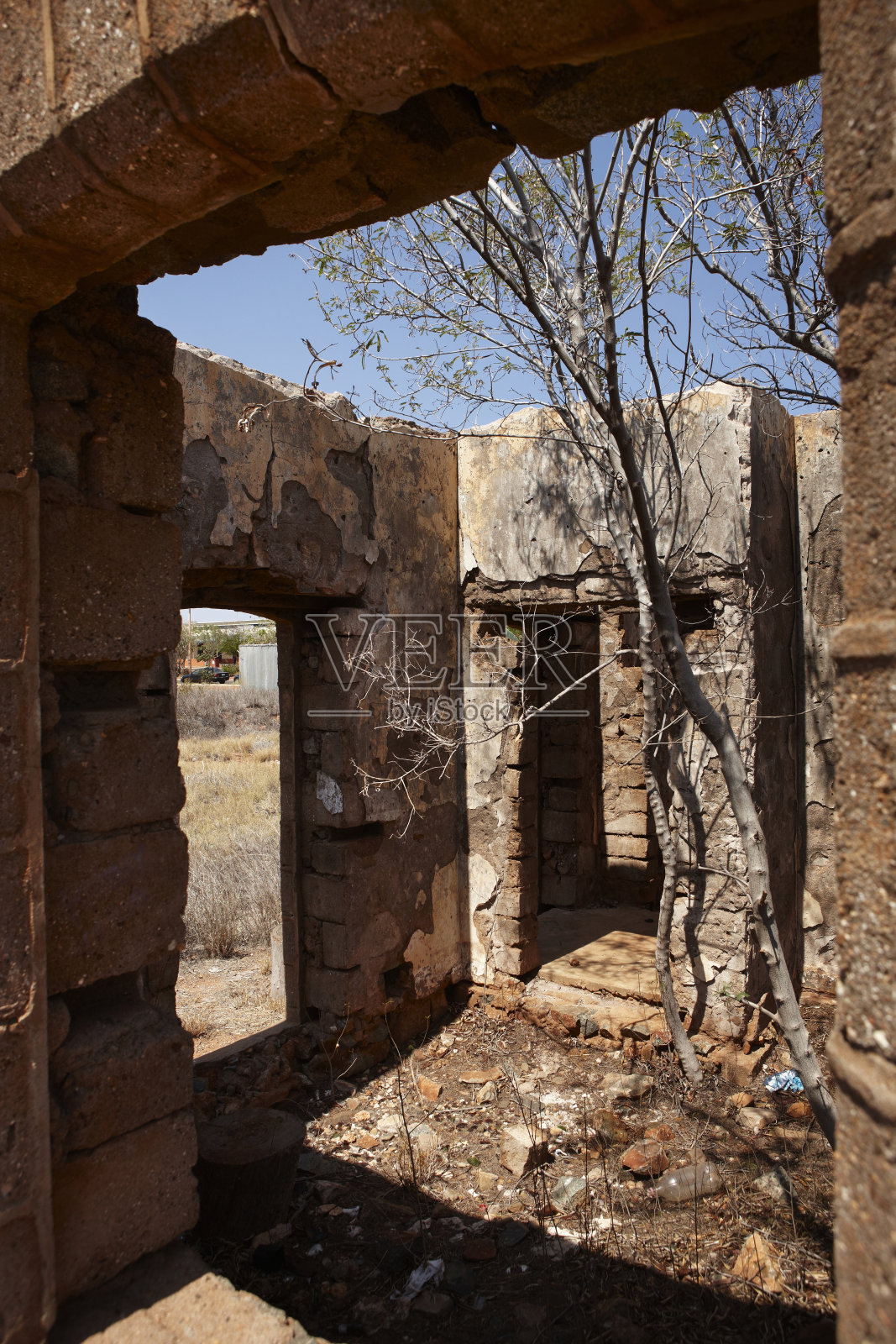 皮尔巴拉罗本废弃的房子照片摄影图片