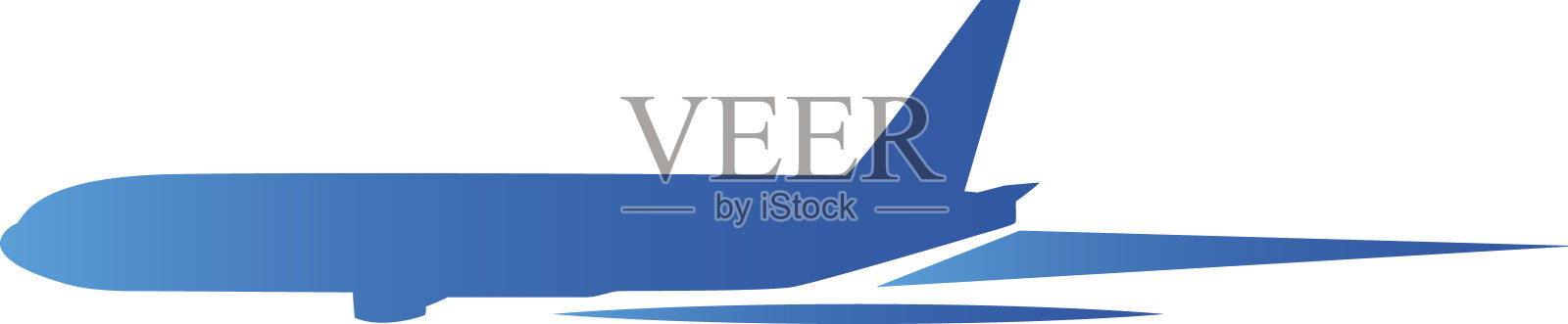 飞机图标集。矢量航空旅行图标插画图片素材