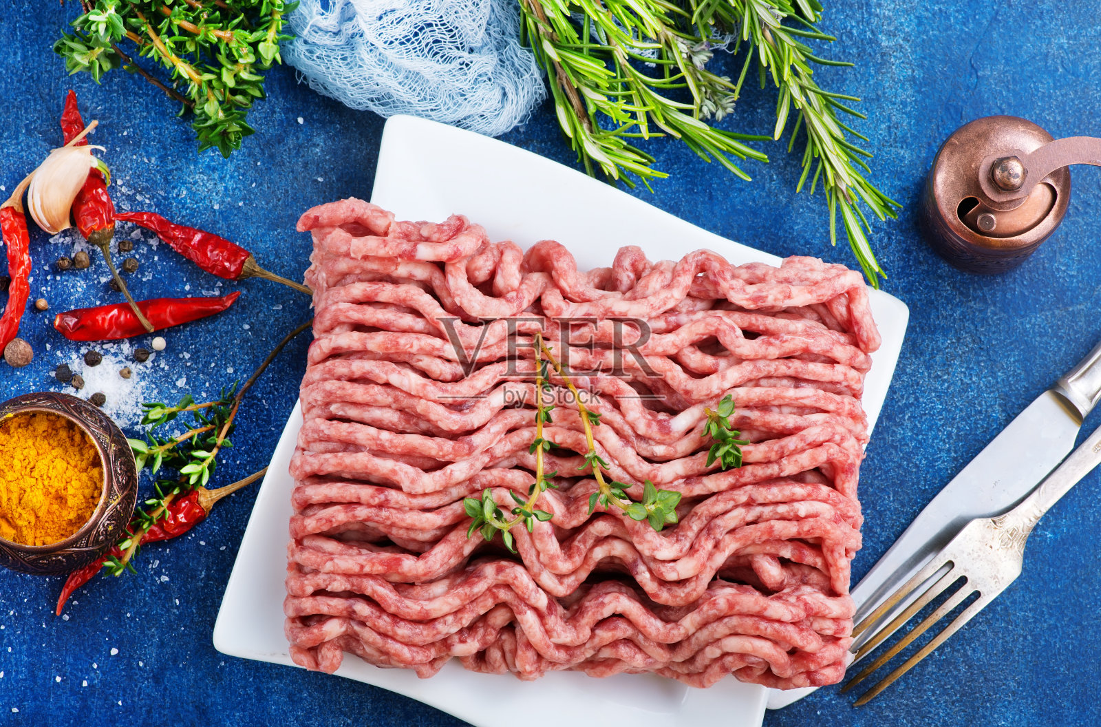 切碎的肉照片摄影图片