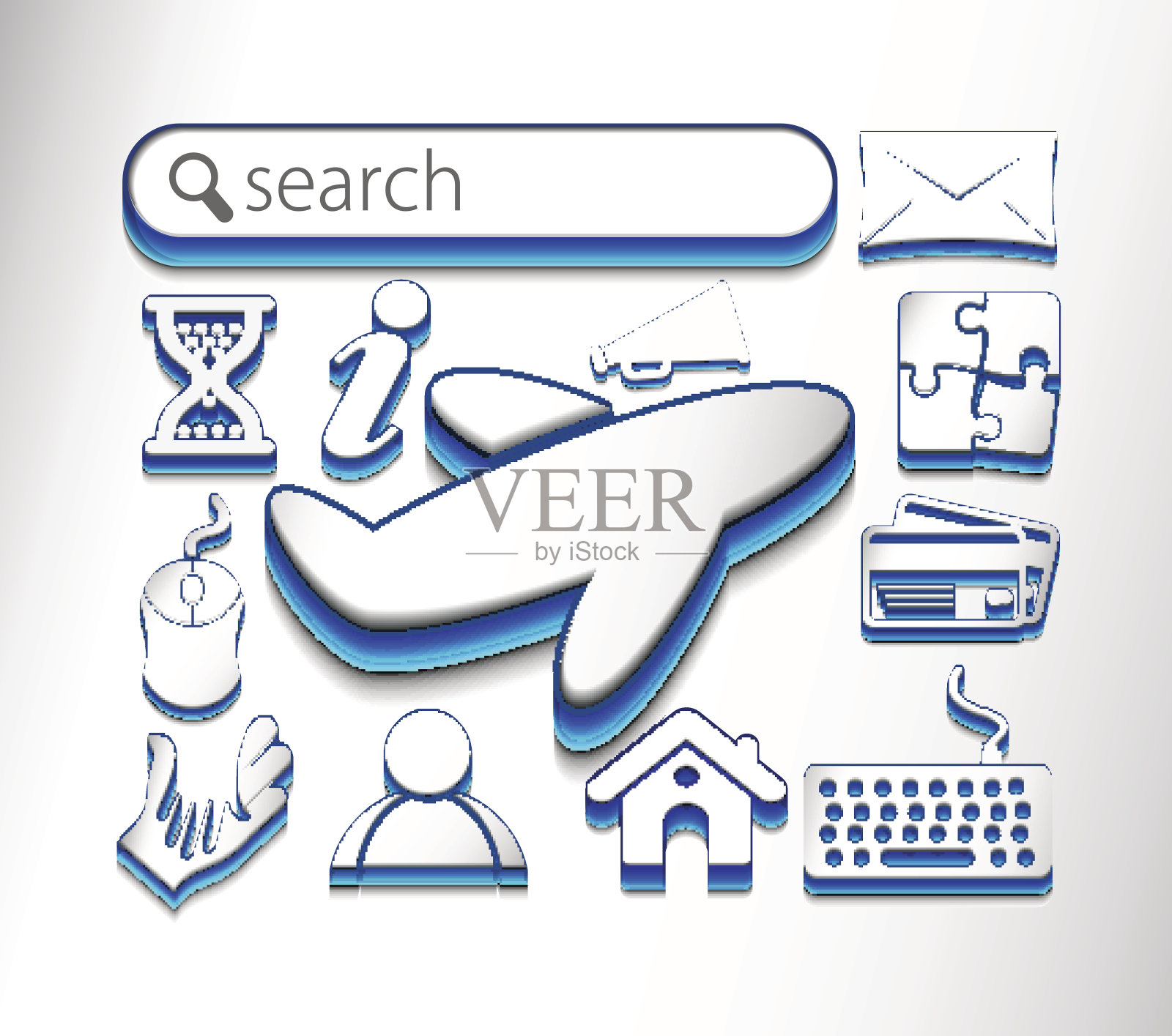 矢量网页旅游图标设计图标素材