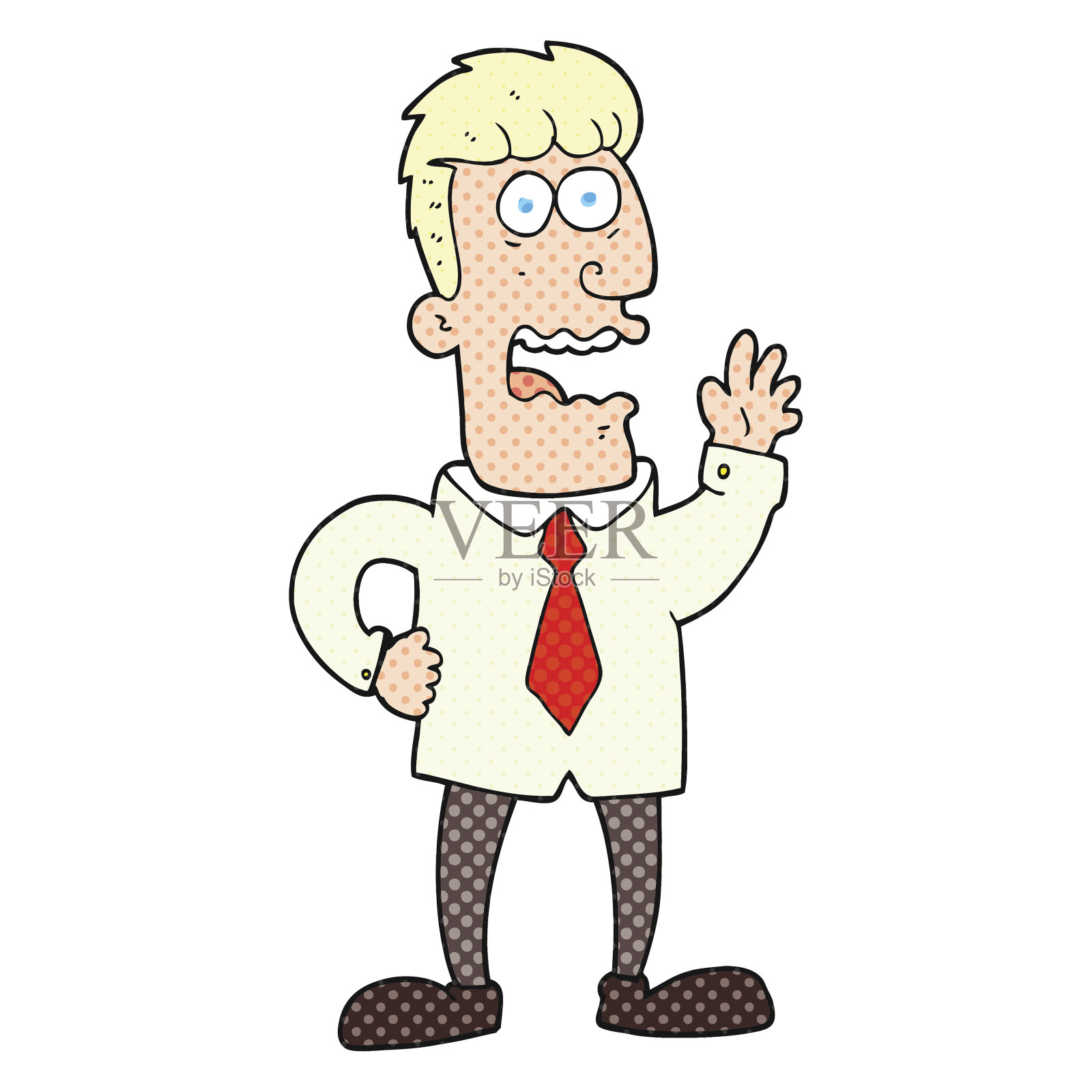 卡通的商人设计元素图片