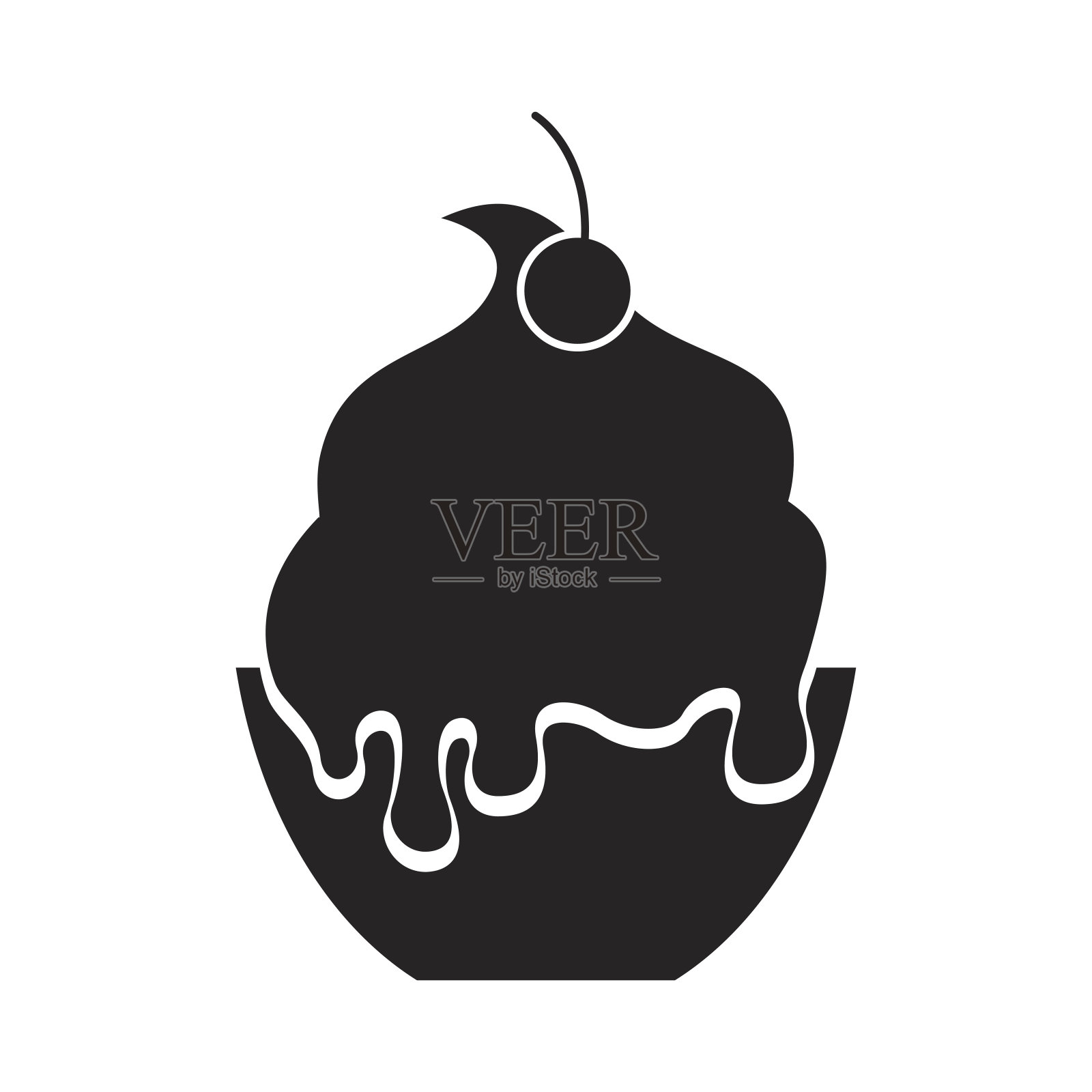 美味冰淇淋篮设计元素图片