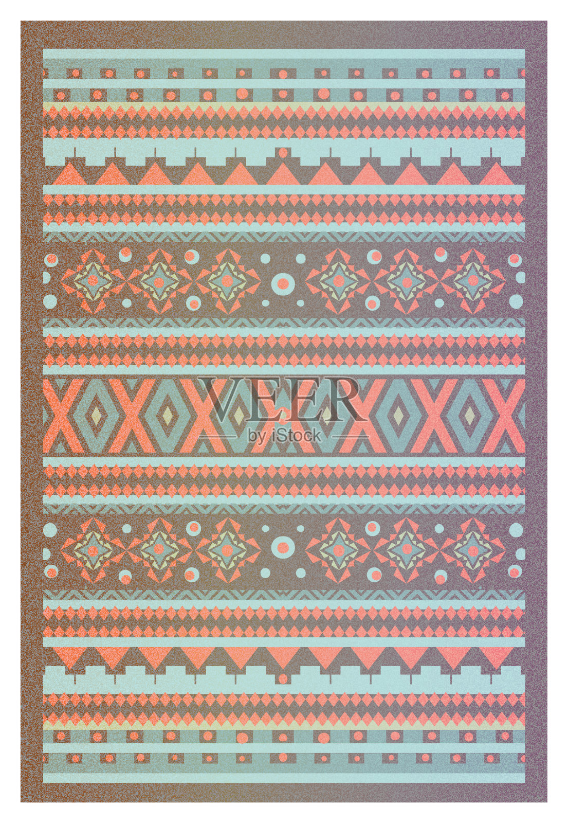 几何的民间传说的模式插画图片素材