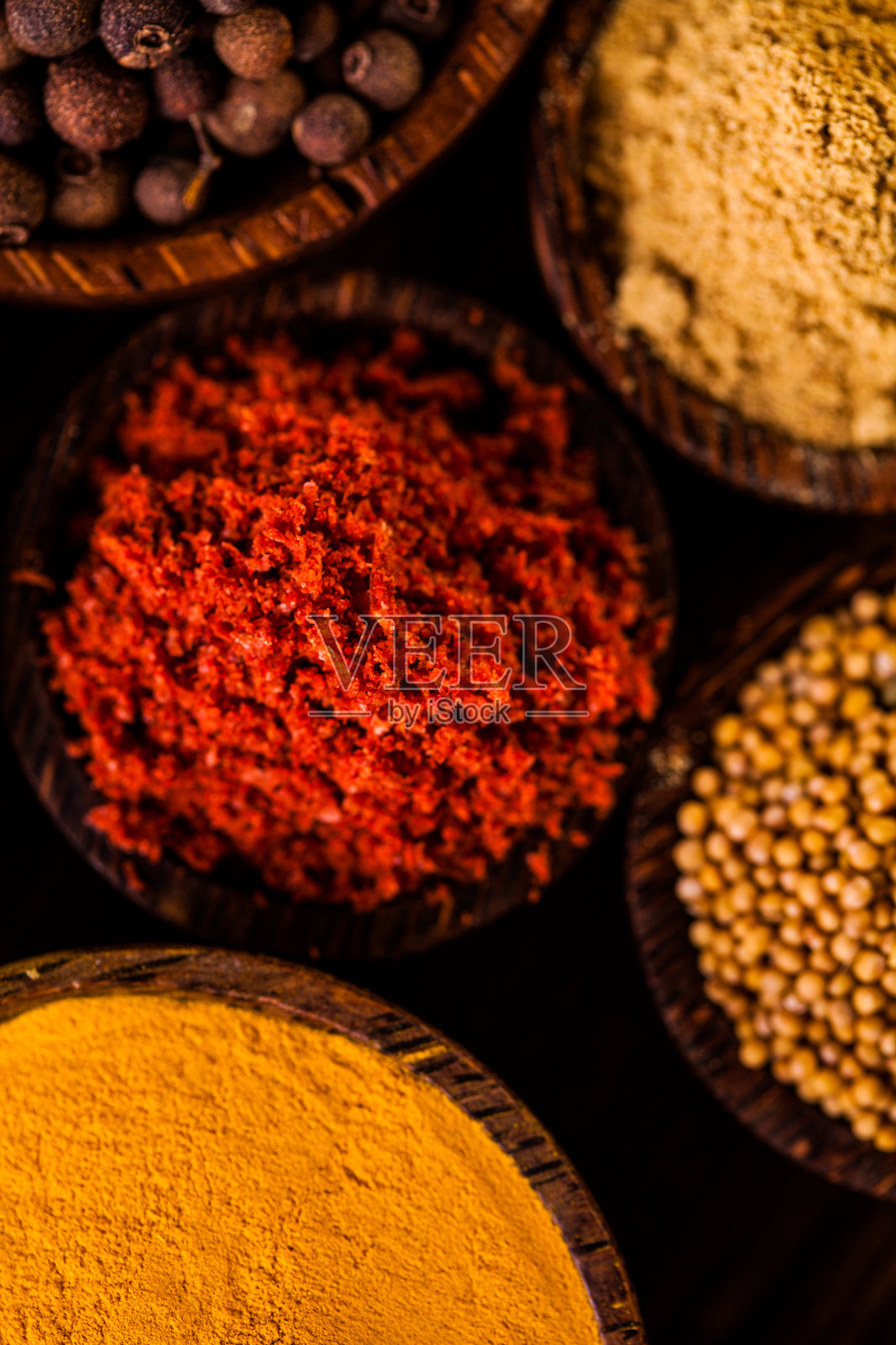 亚洲调味品，香料主题照片摄影图片