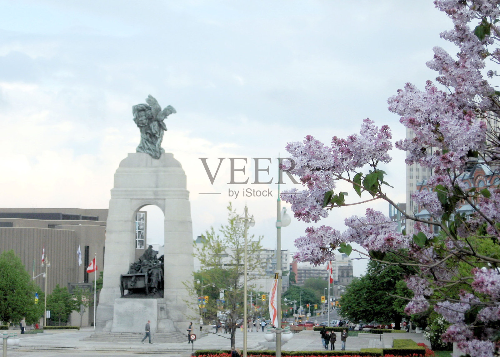2008年战争纪念碑附近的渥太华地区照片摄影图片
