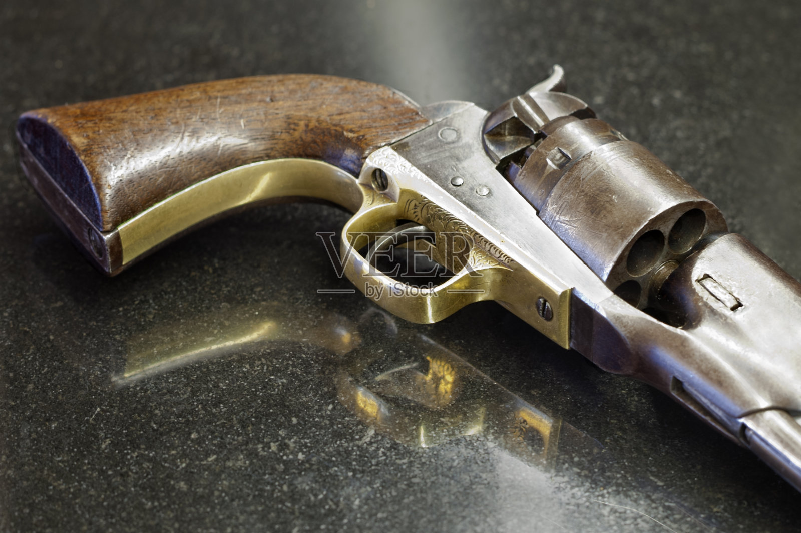 复古的左轮手枪照片摄影图片