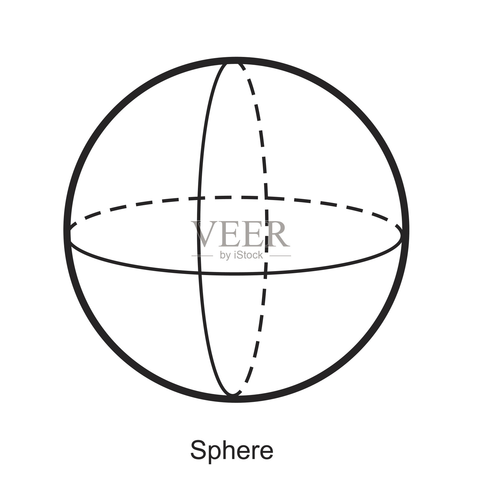 球面向量设计元素图片