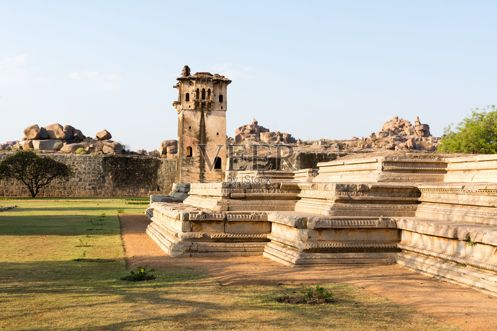 汉皮的瞭望塔照片摄影图片