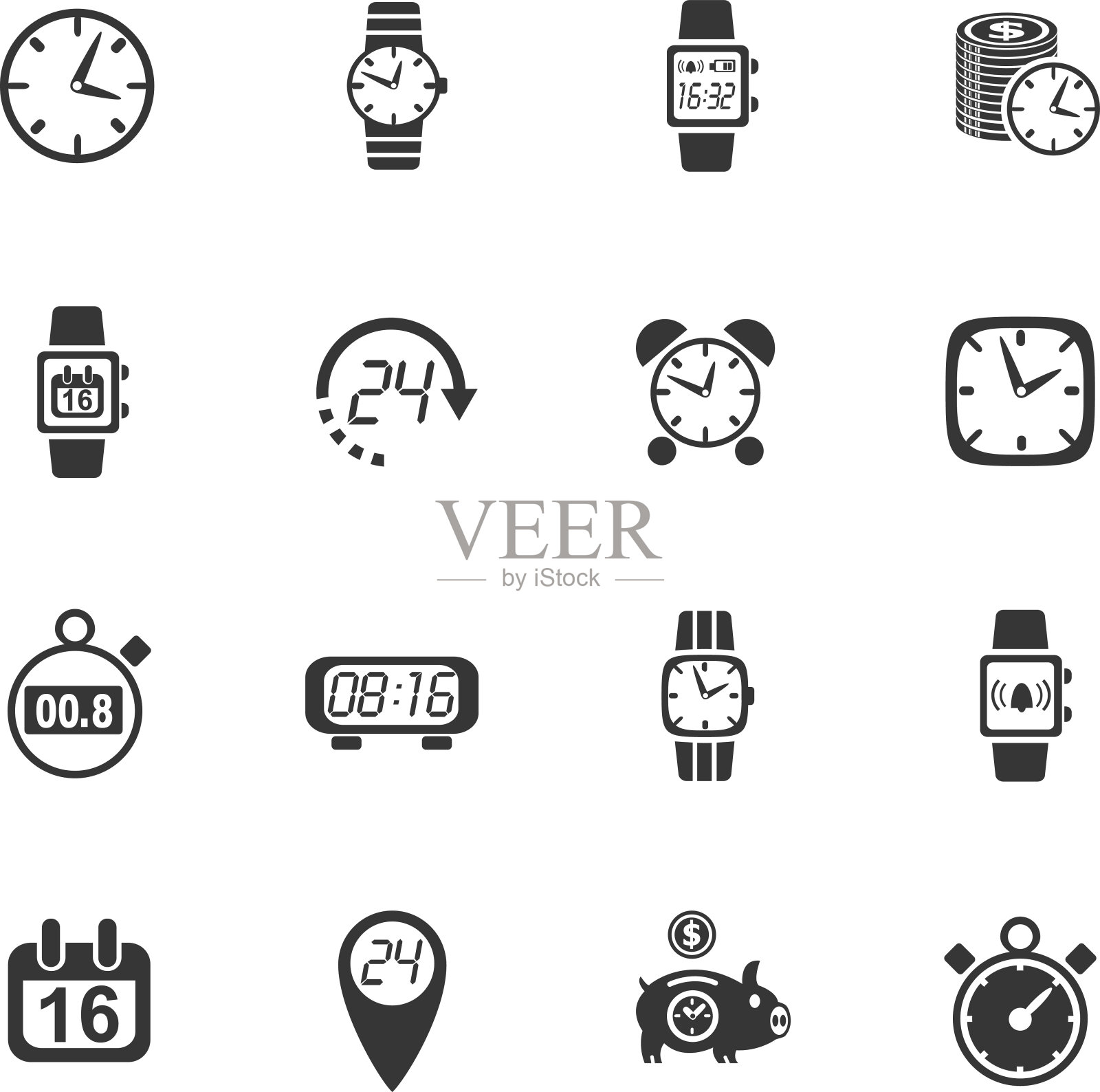 时间图标设置图标素材