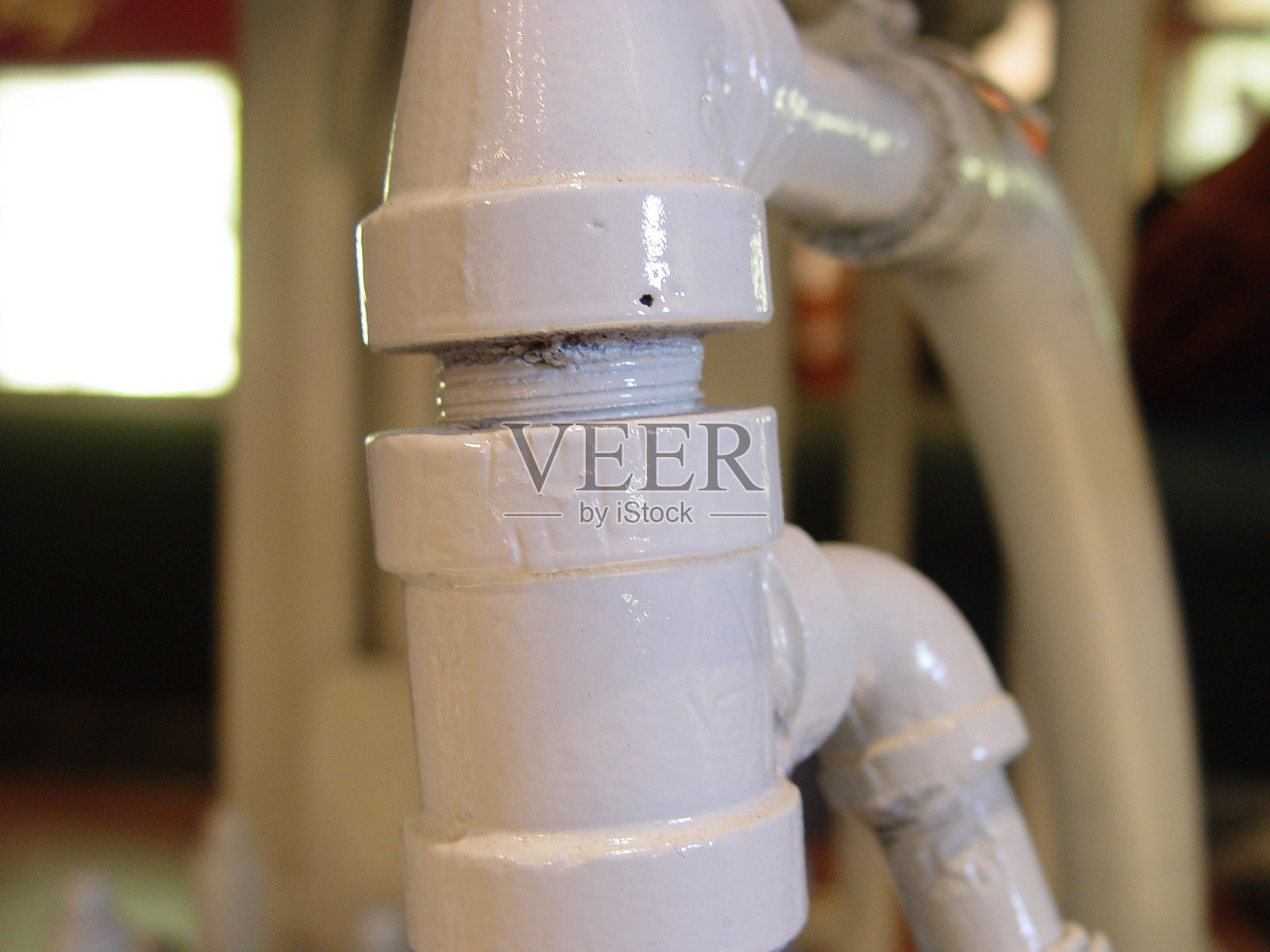 白色的管接头照片摄影图片