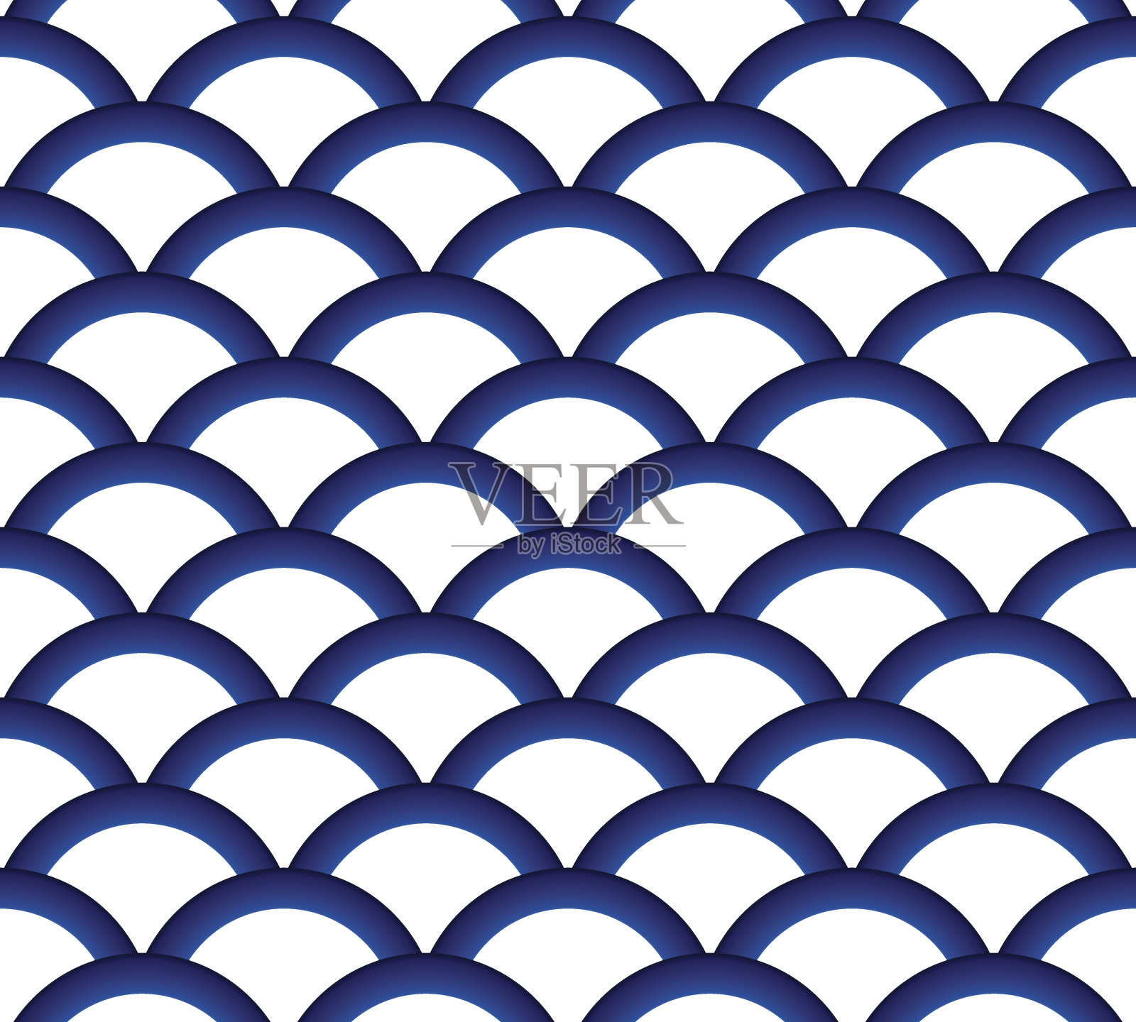 陶瓷模式无缝插画图片素材