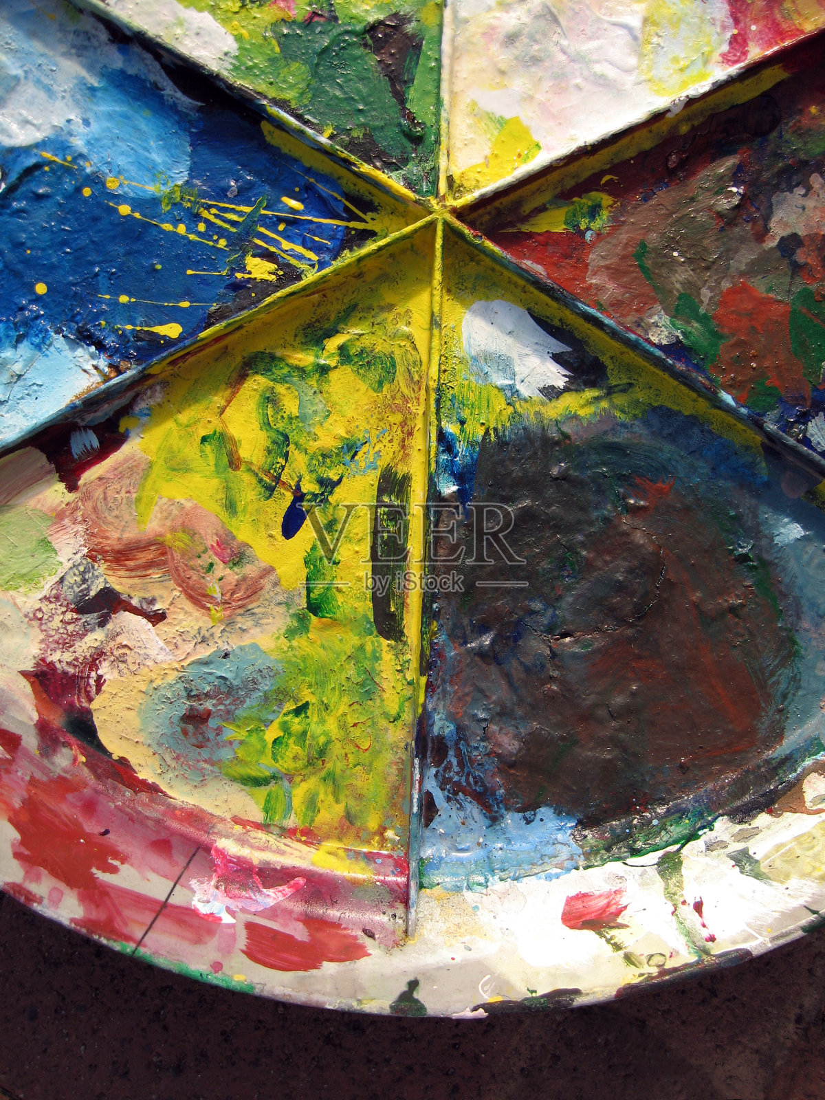 油漆调色板照片摄影图片