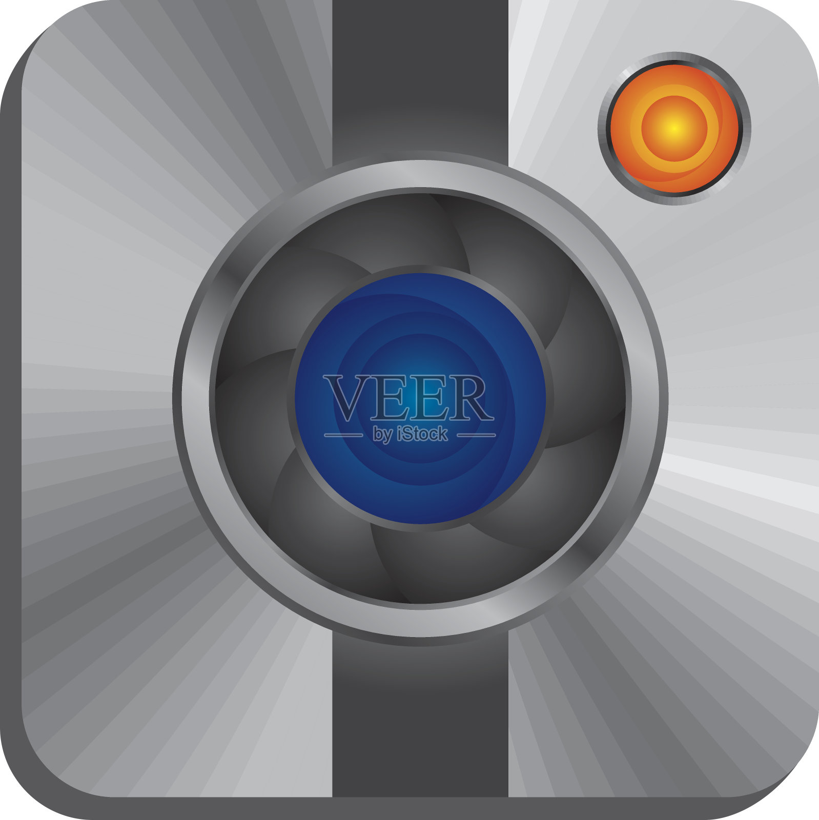 媒体界面的相机插画图片素材