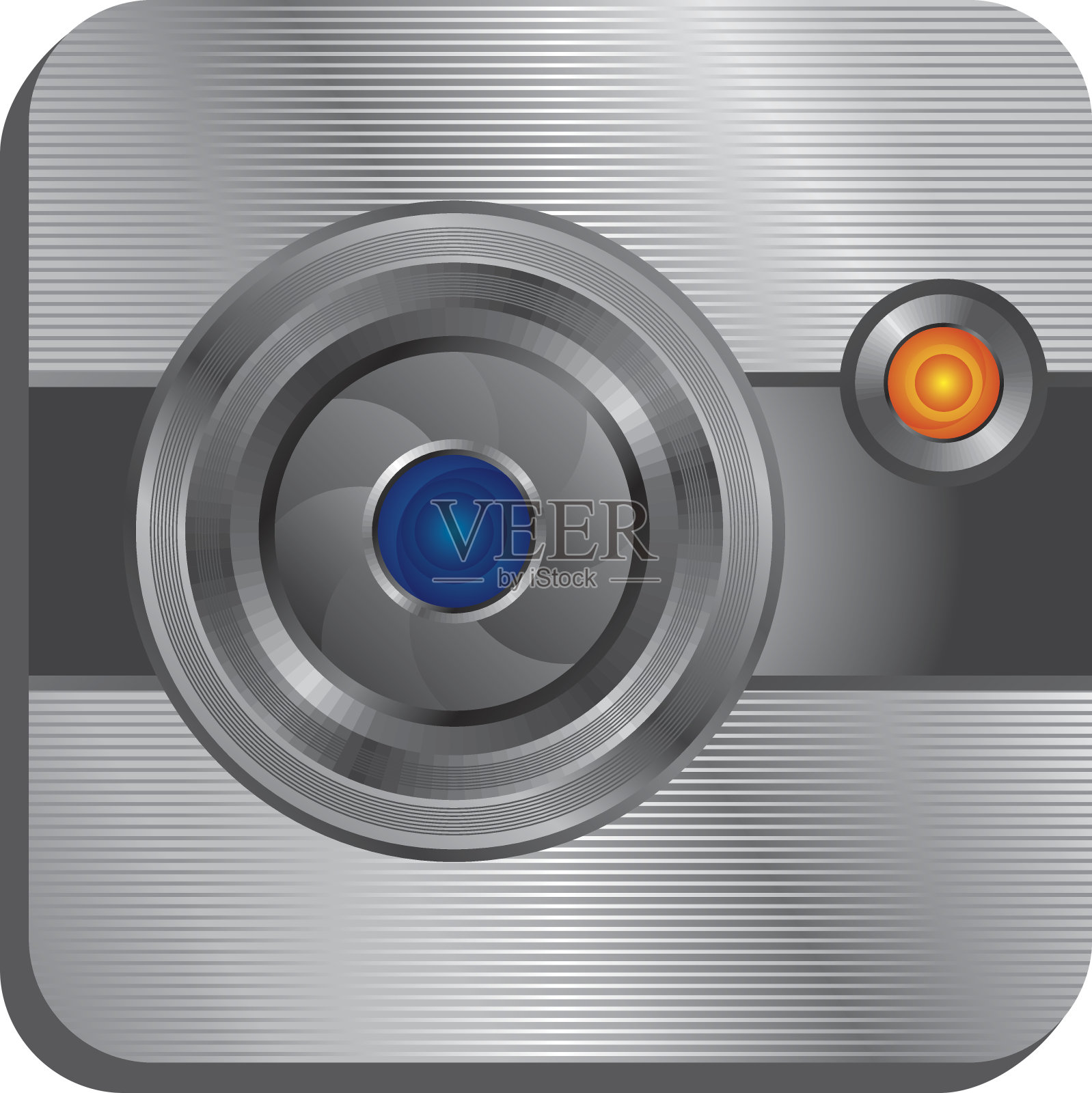 媒体界面的相机设计元素图片