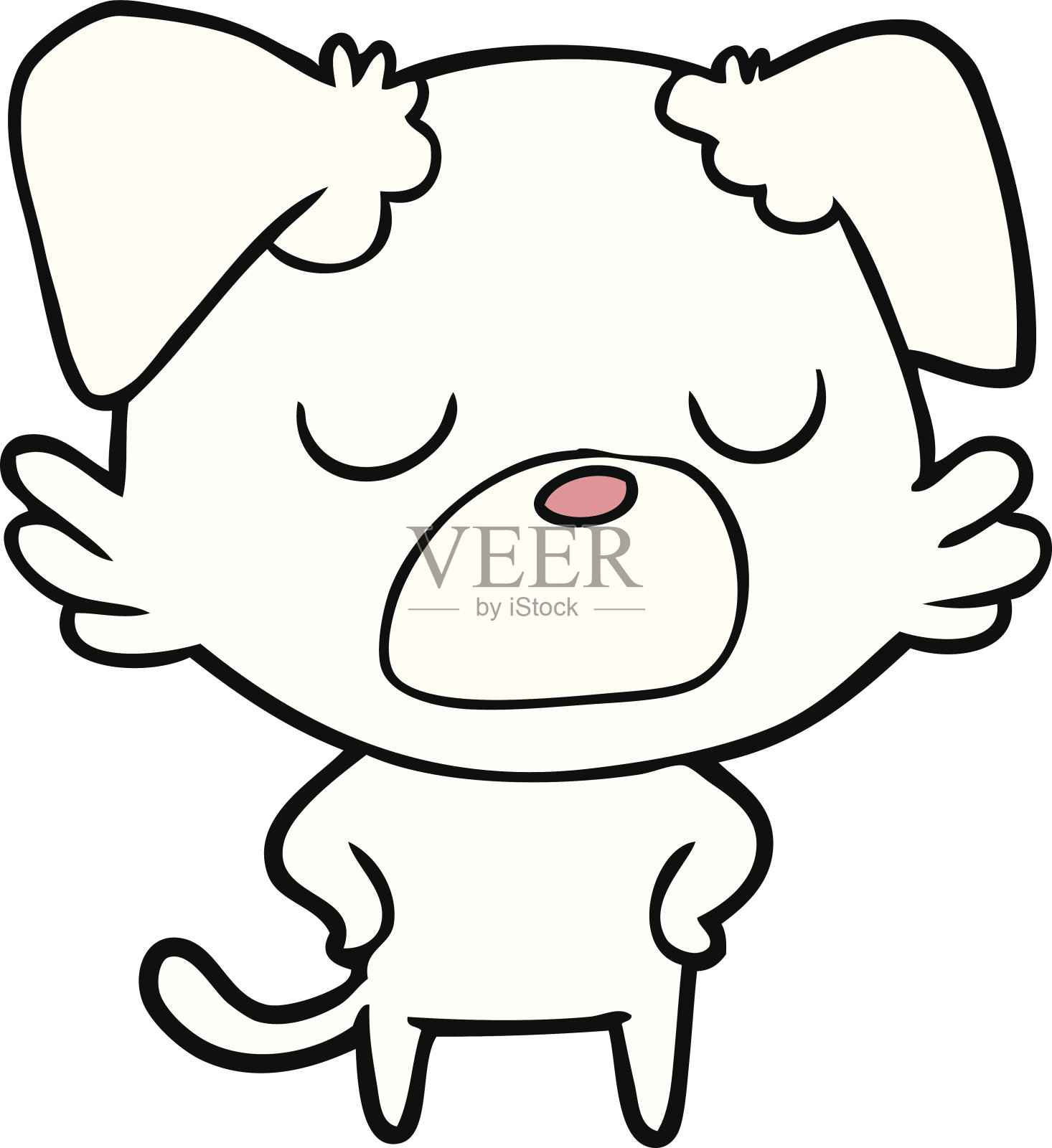 卡通狗设计元素图片