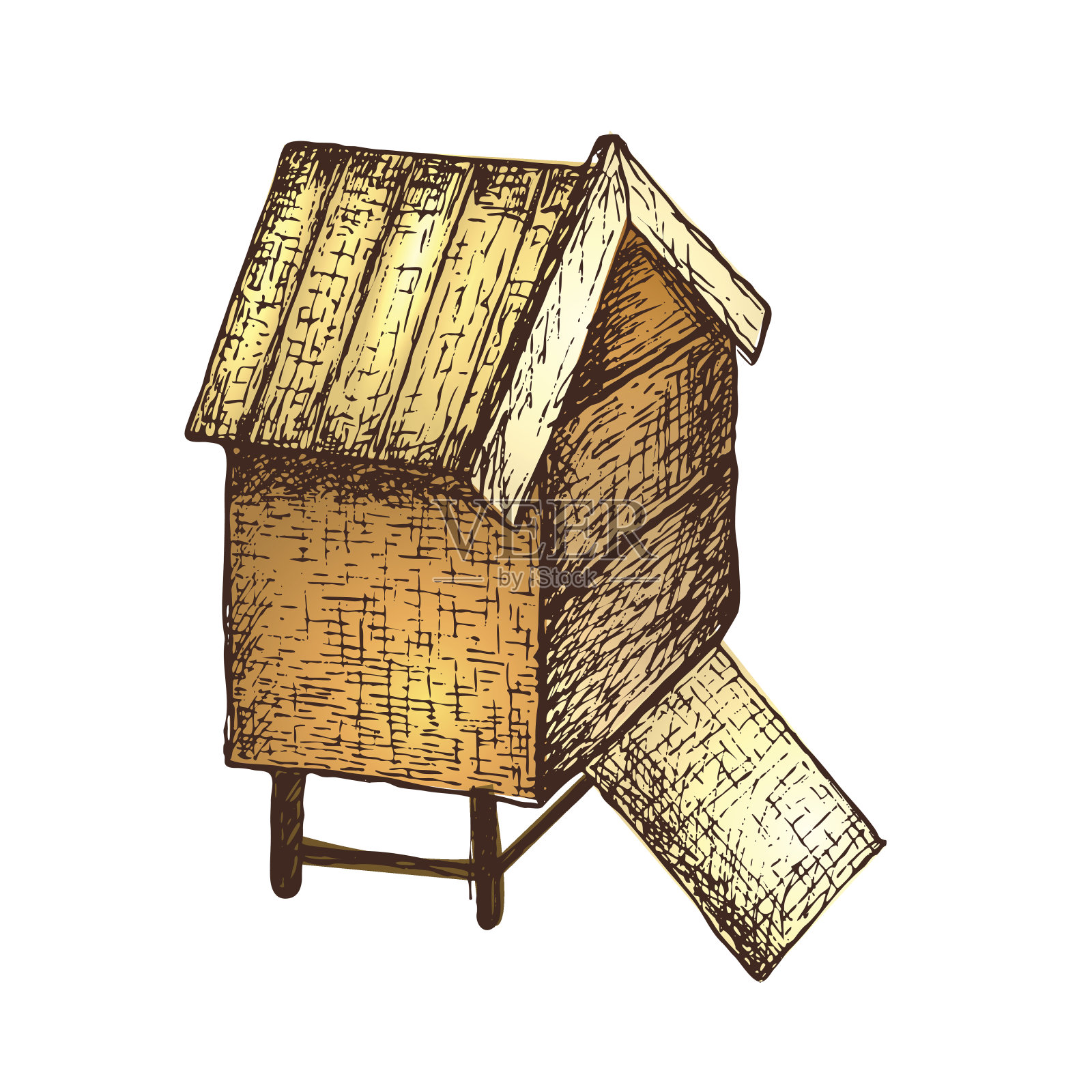 蜜墨素描插图设计元素图片