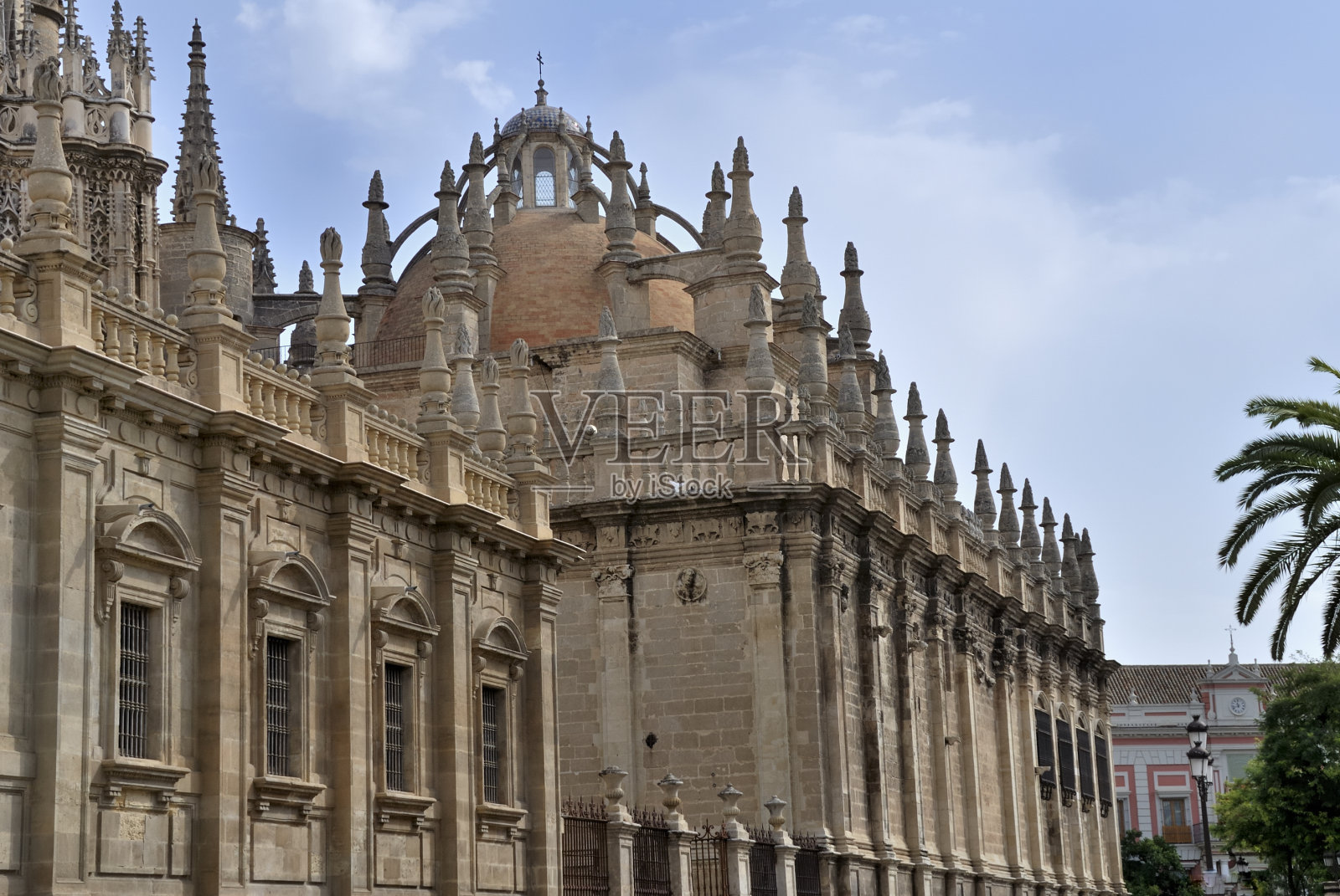 在塞维利亚大教堂照片摄影图片