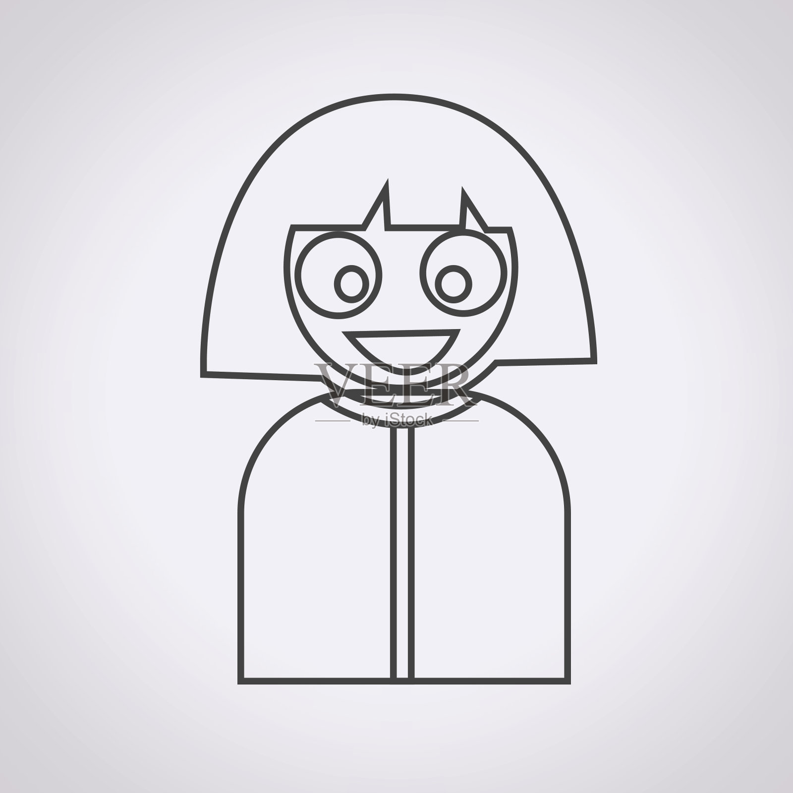 女人的图标设计元素图片