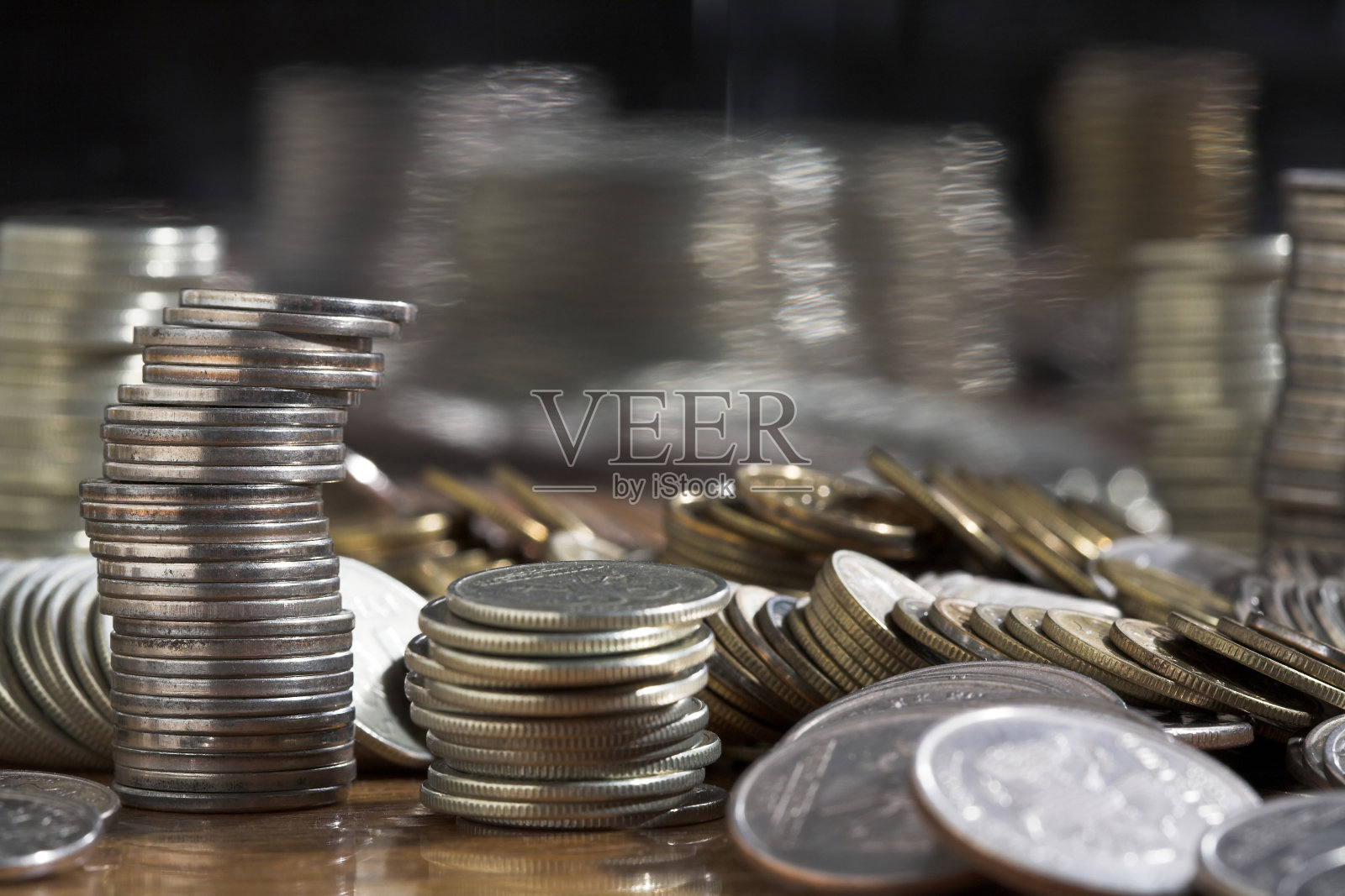 金融危机。照片摄影图片