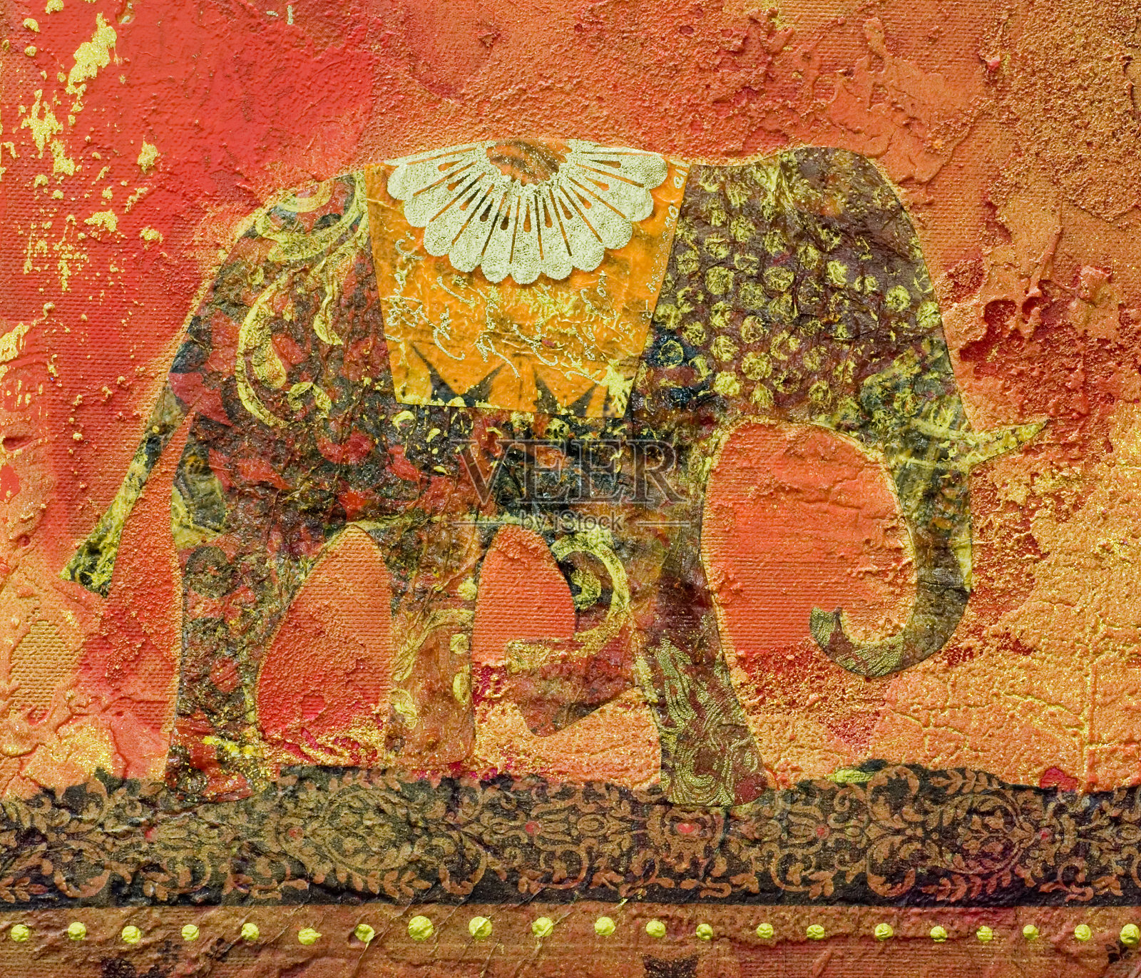 象拼贴插画图片素材