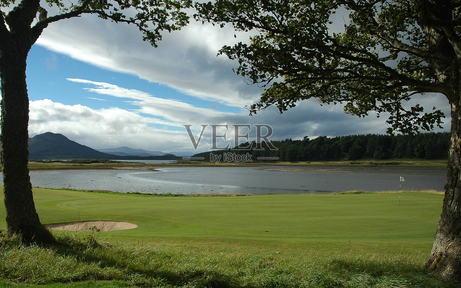 苏格兰高尔夫球场照片摄影图片