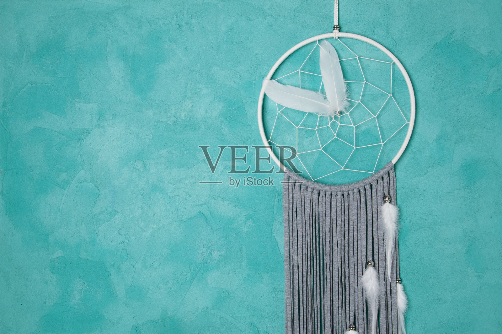 白灰捕梦网照片摄影图片