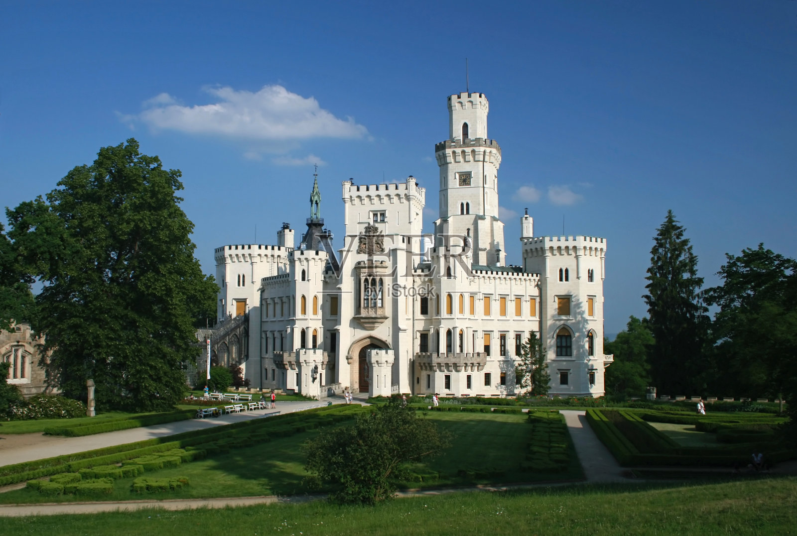 捷克共和国赫卢博卡城堡照片摄影图片