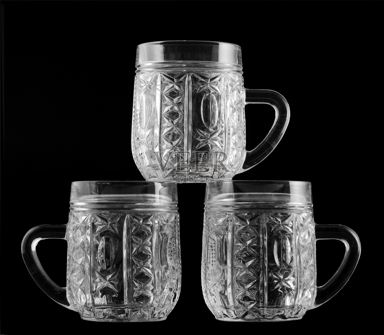 水晶玻璃结构照片摄影图片