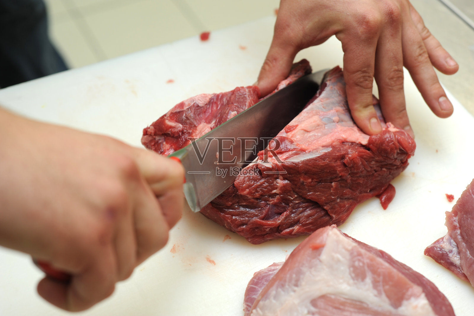 肉的切割照片摄影图片