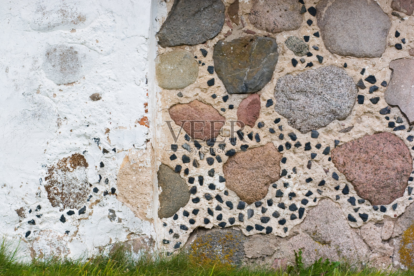 墙壁背景中的巨石照片摄影图片