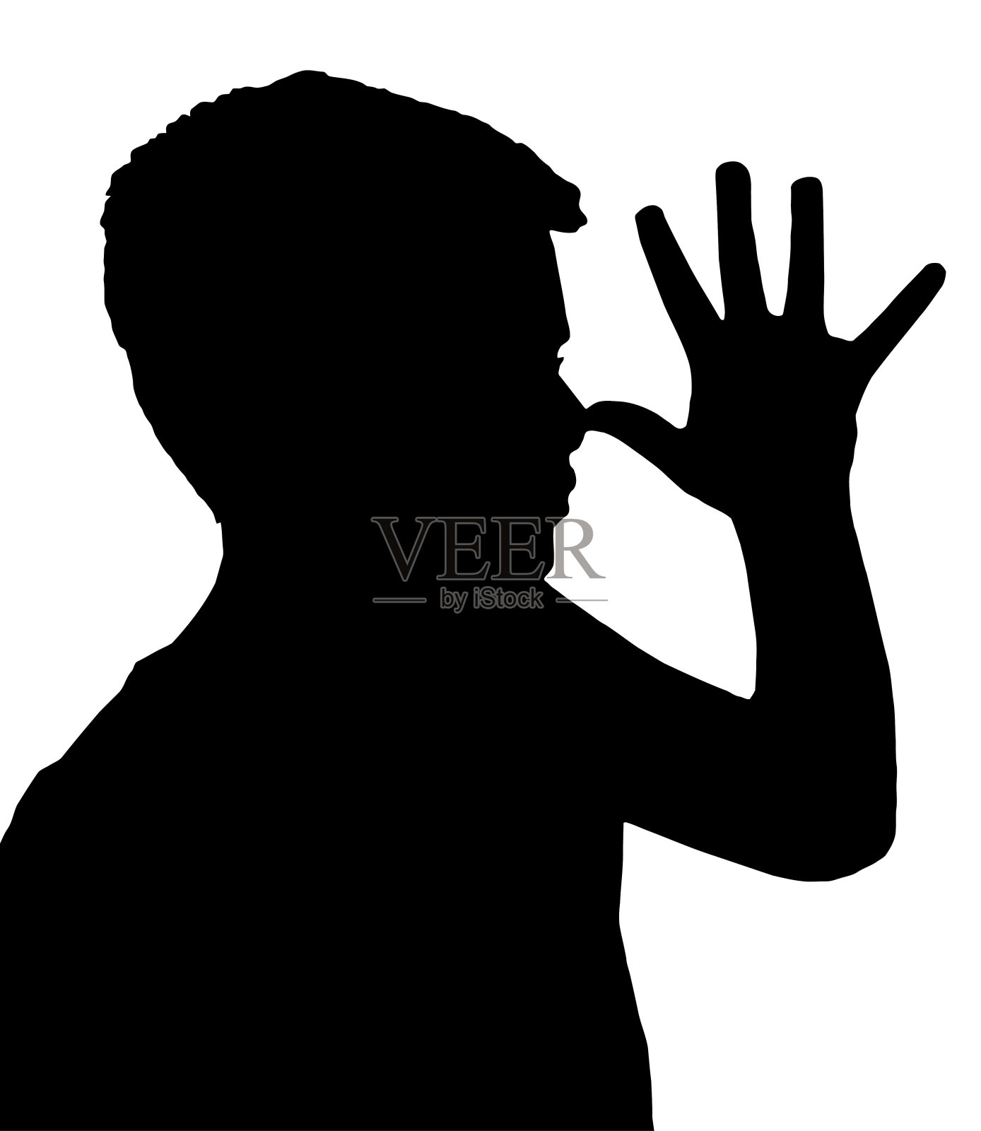 孤立的男孩儿童手势戏弄者照片摄影图片