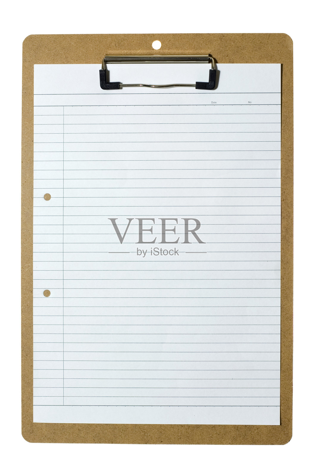 剪贴板上的空白书写纸照片摄影图片