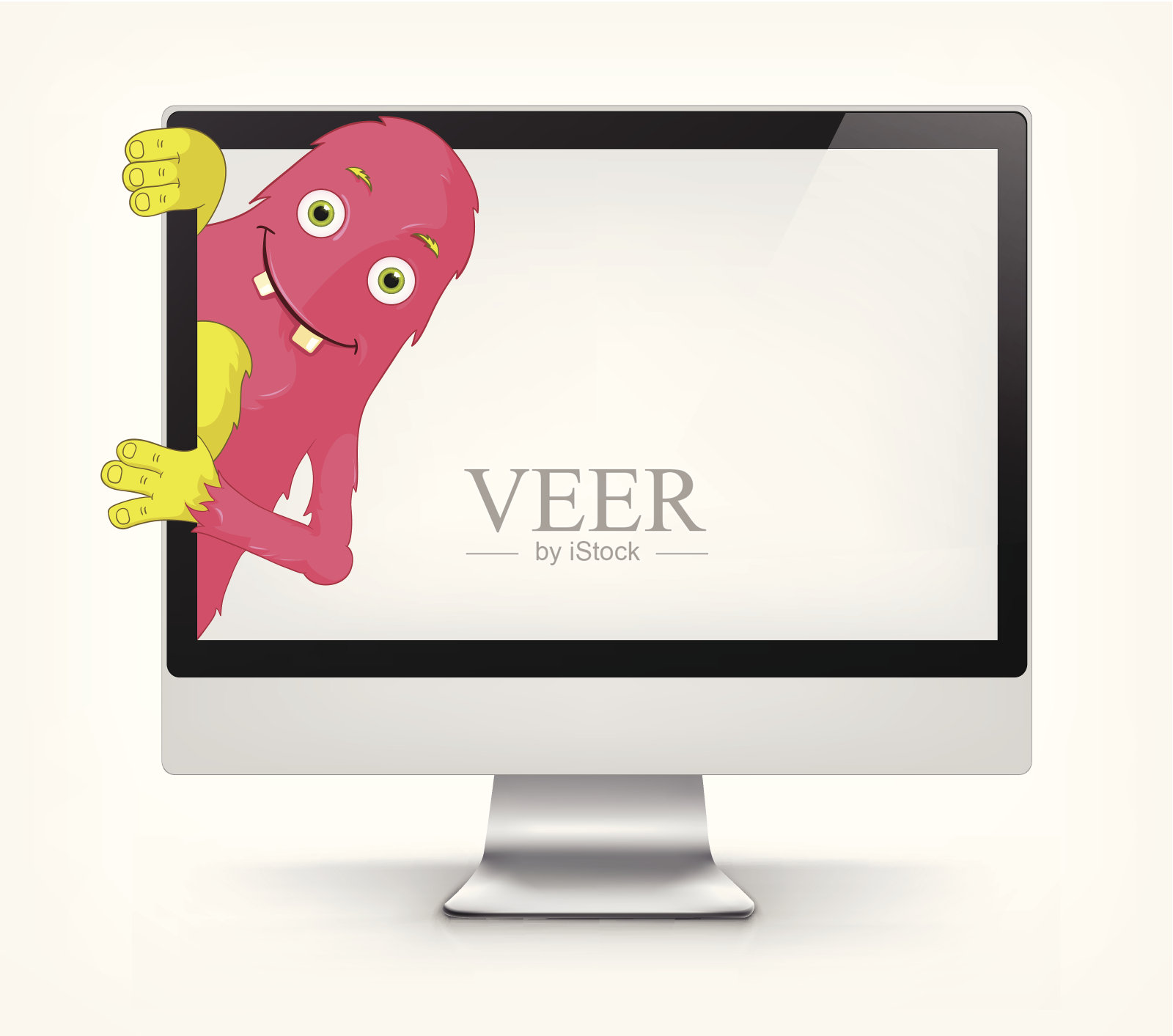 有趣的怪物插画图片素材