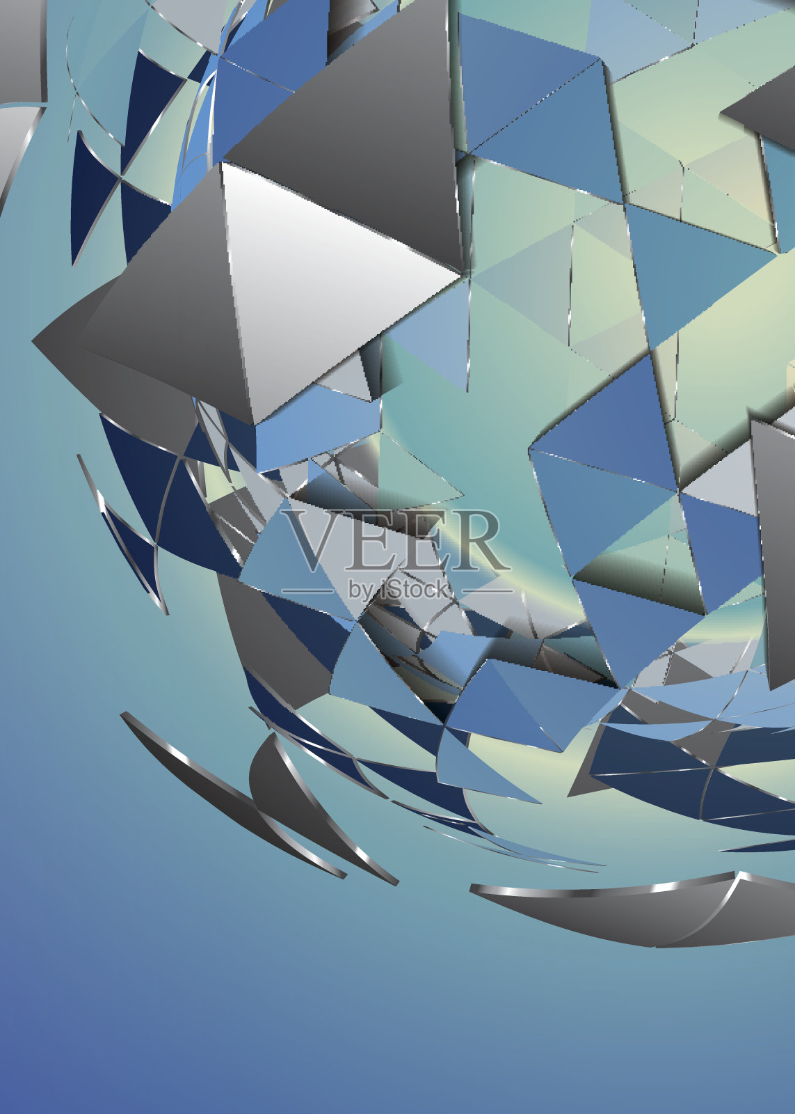 抽象的几何背景插画图片素材