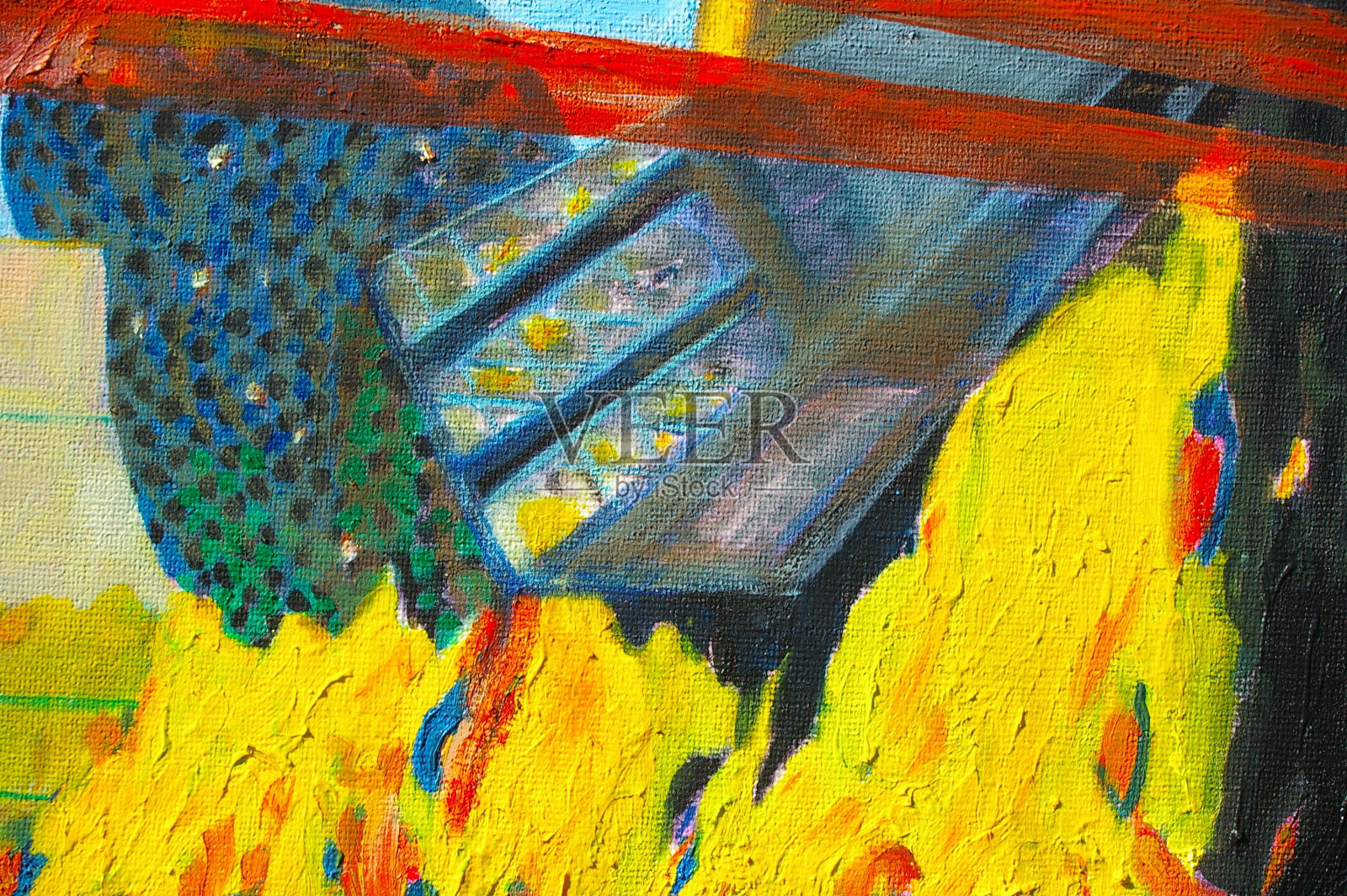 给giclee的油画原画插画图片素材