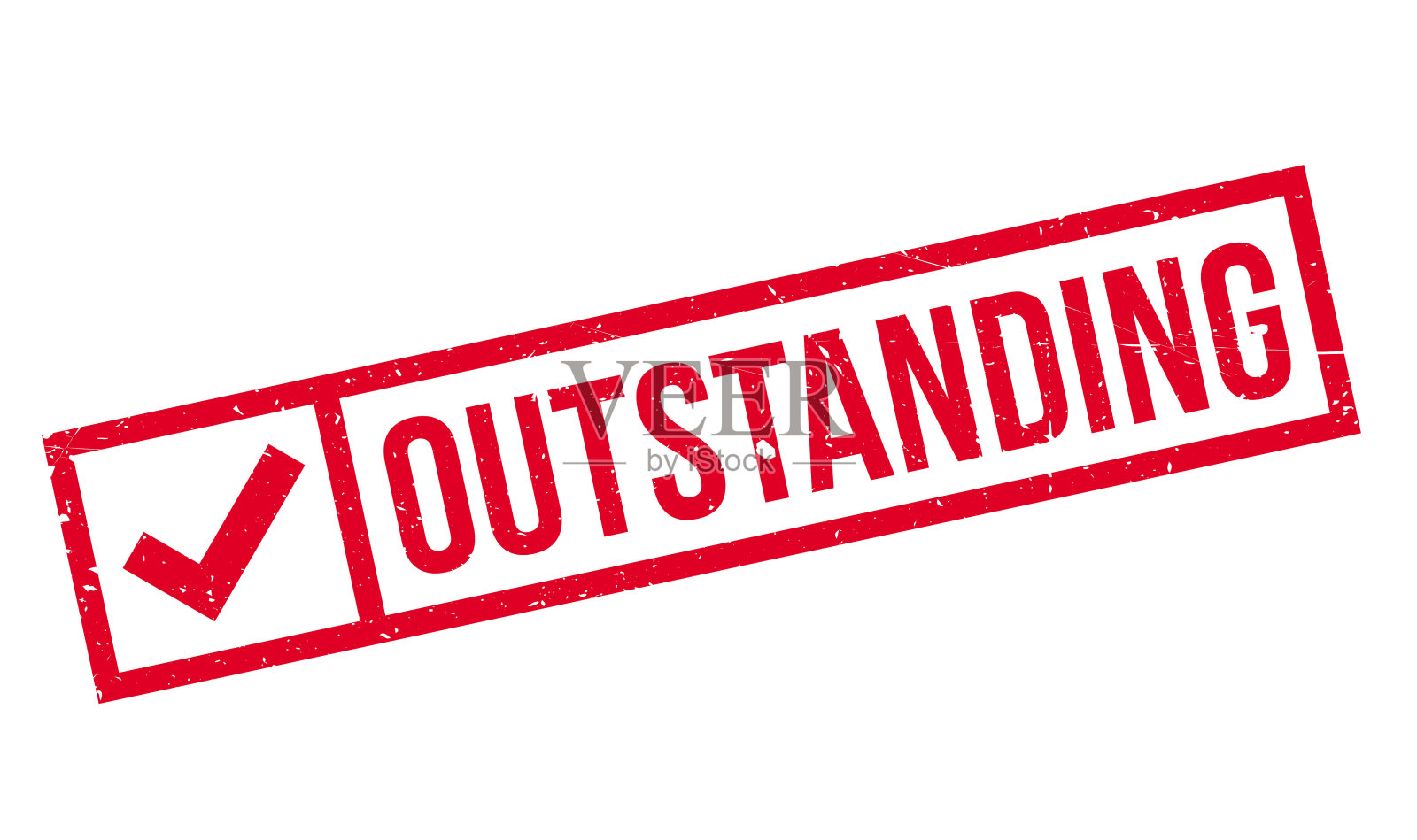 突出的橡皮图章插画图片素材