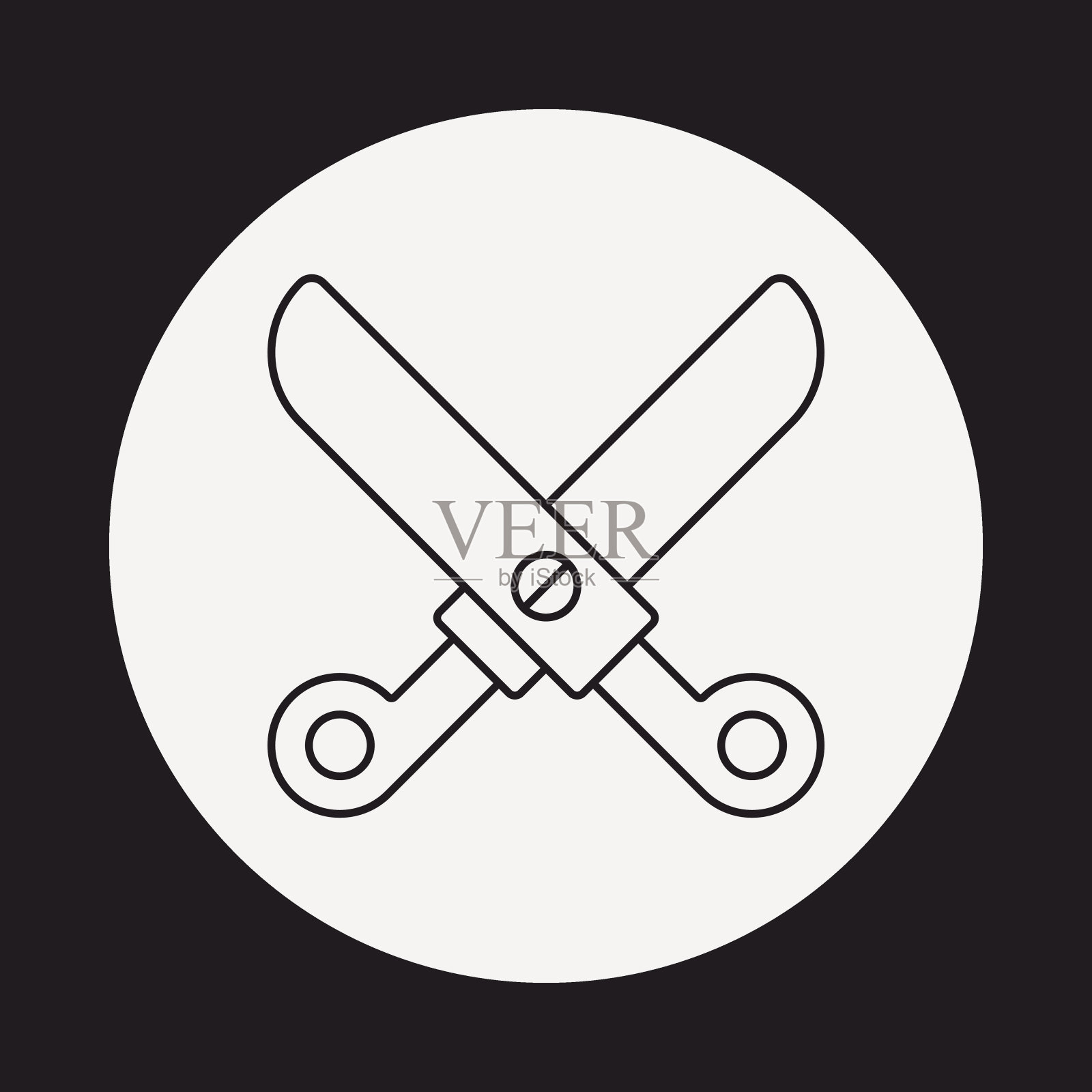 剪线图标插画图片素材